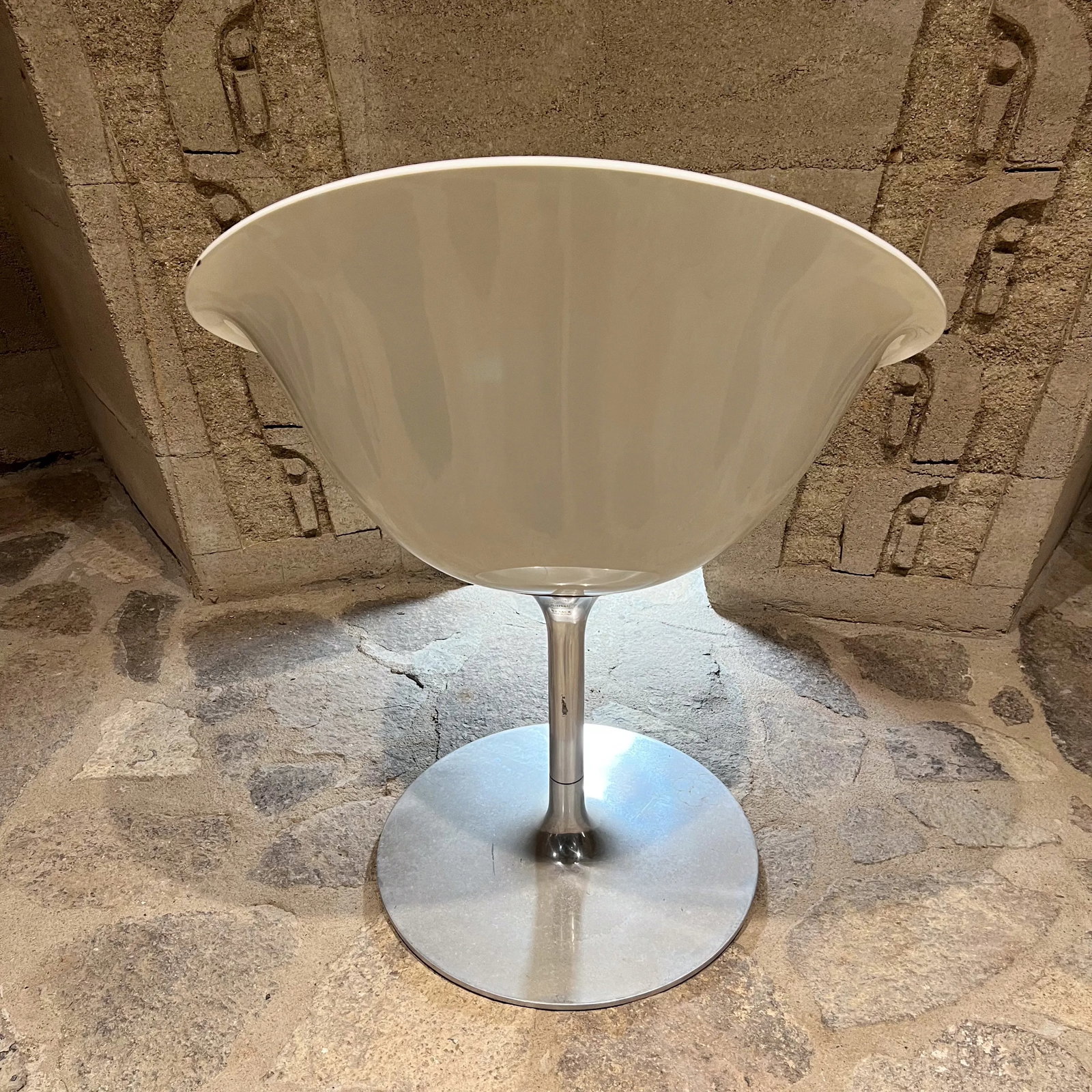 Philippe Starck for Kartell White Swivel Eros Chair Italy - 5