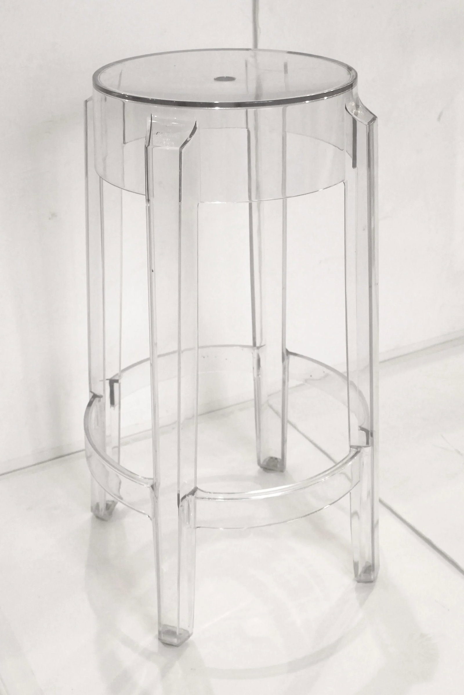 Early 21st Century Set of 4 Charles Ghost Bar Stools by Philippe Starck - 2