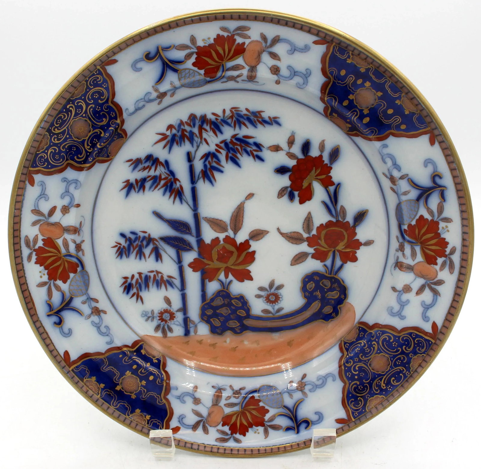Circa 1810-1820 Pair of Stone China Soup Plates by Davenport - 2
