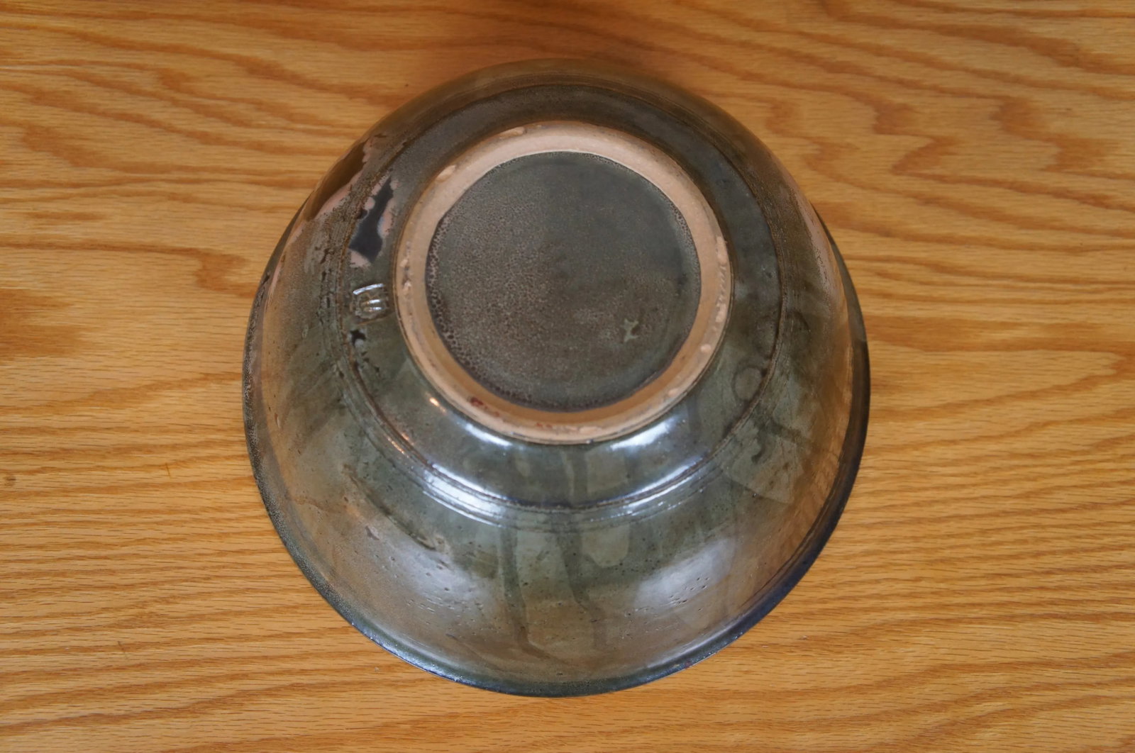 Mid 20th Century Inger Rokkjaer Danish Raku Fired Stoneware Centerpiece Bowl - 5