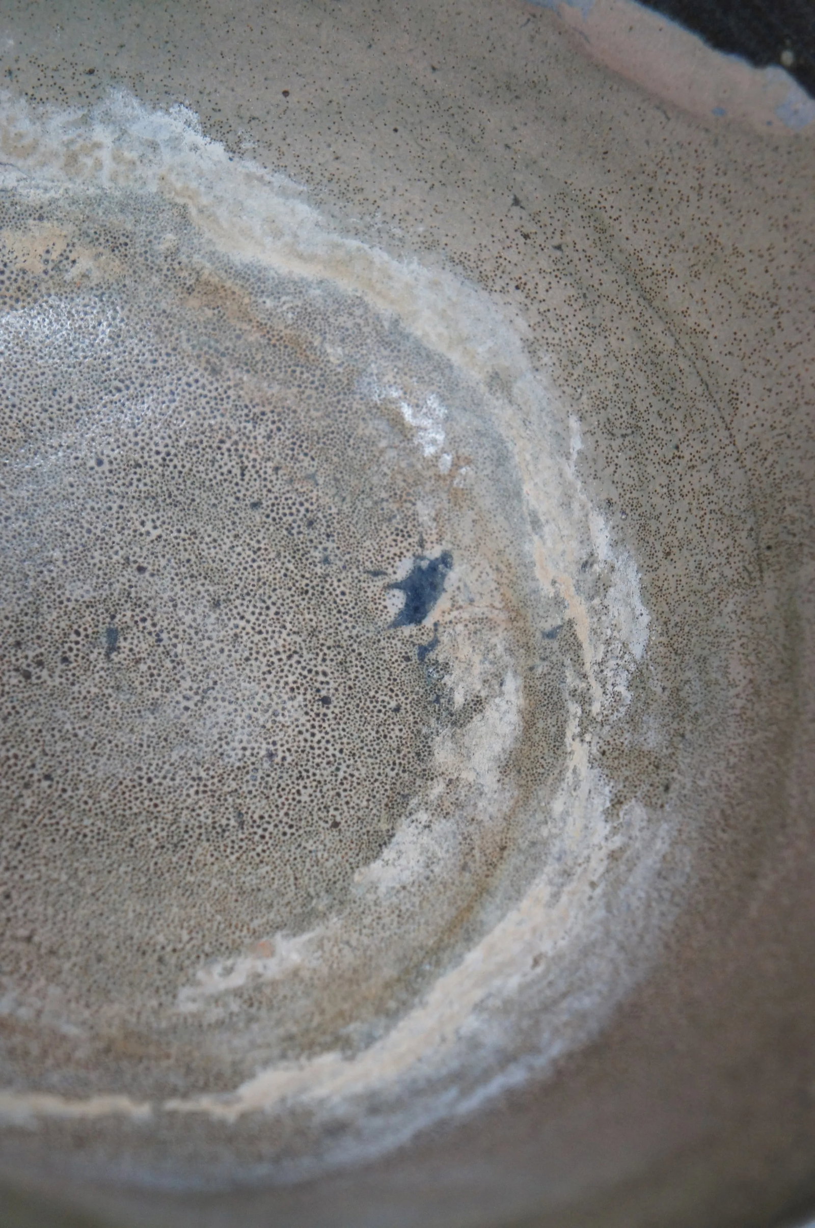 Mid 20th Century Inger Rokkjaer Danish Raku Fired Stoneware Centerpiece Bowl - 7