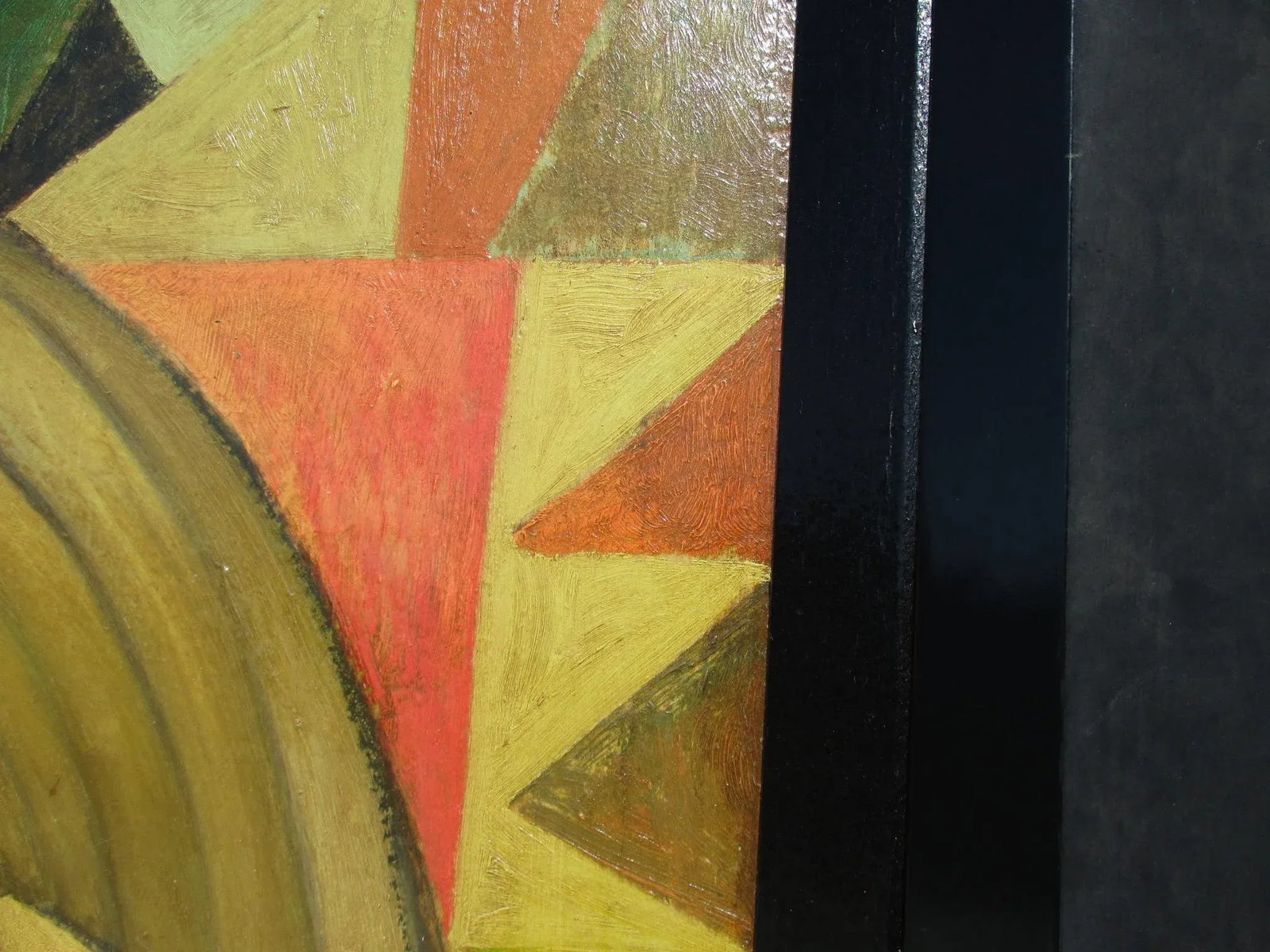 Leon Dusso Modernist Painting of Female Head - 5