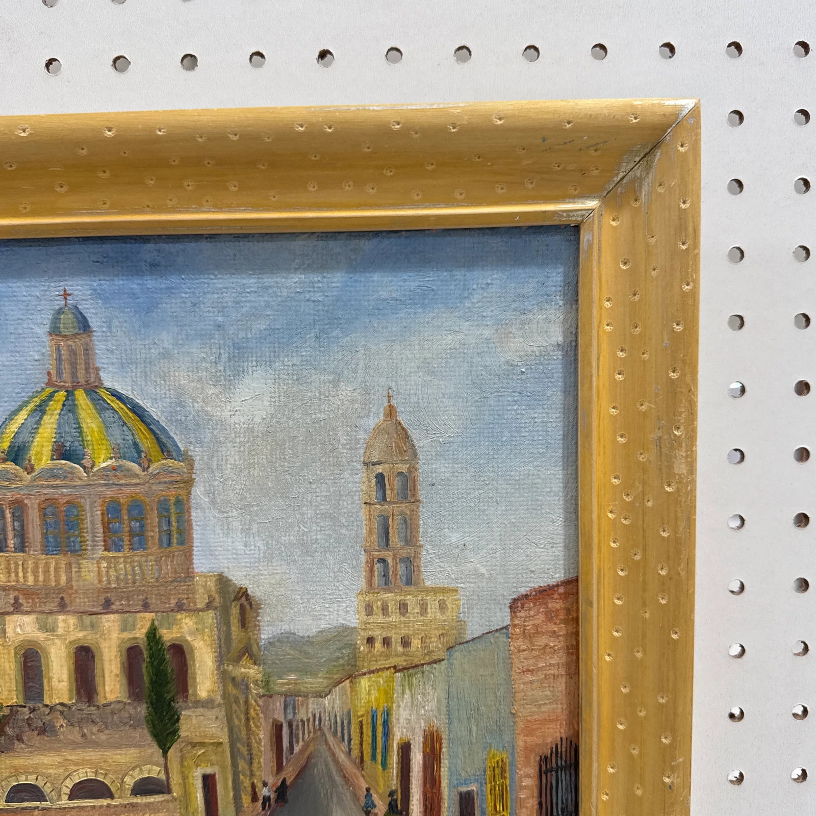 Vintage Spanish Landscape Painting on Board ~ Signed - 5