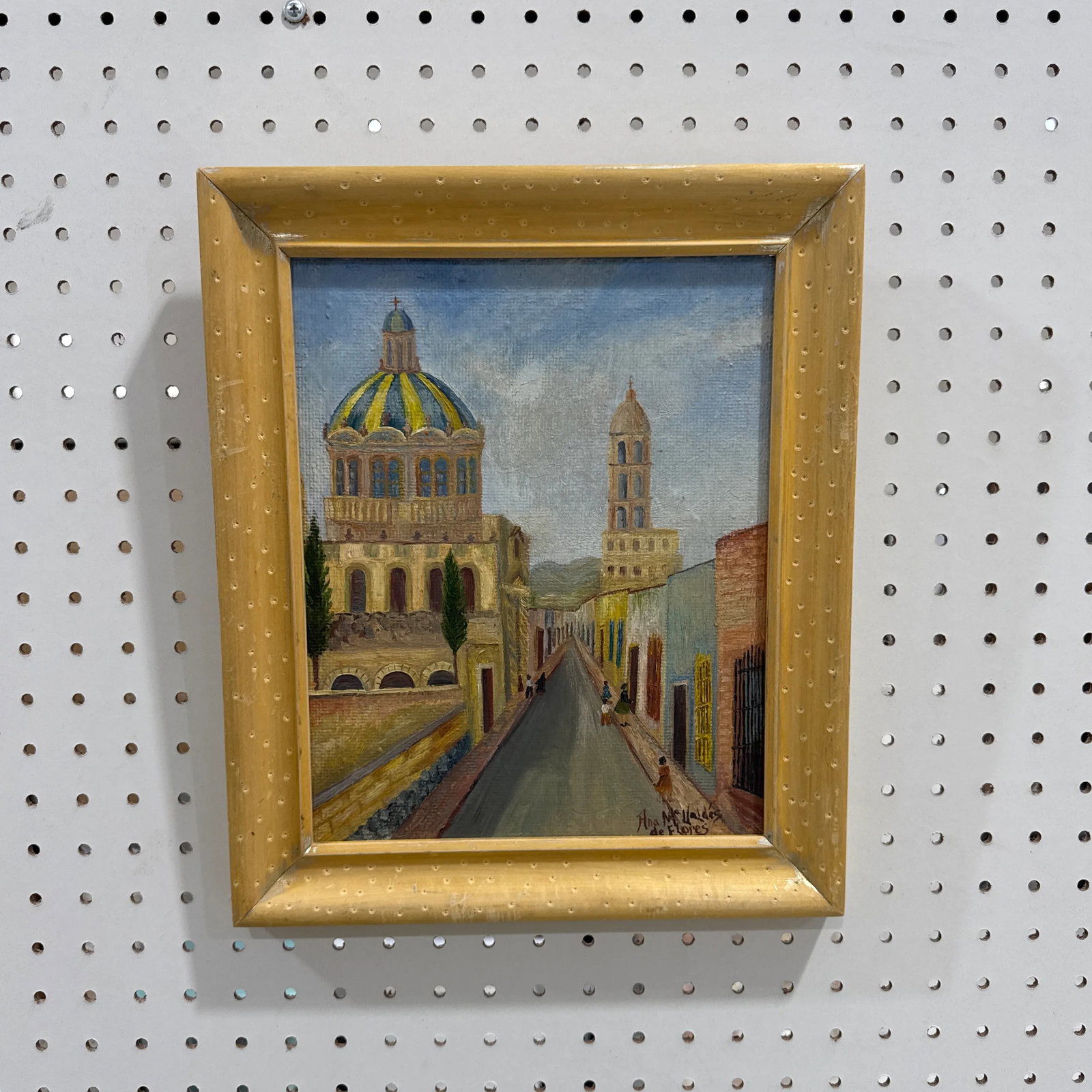 Vintage Spanish Landscape Painting on Board ~ Signed - 6