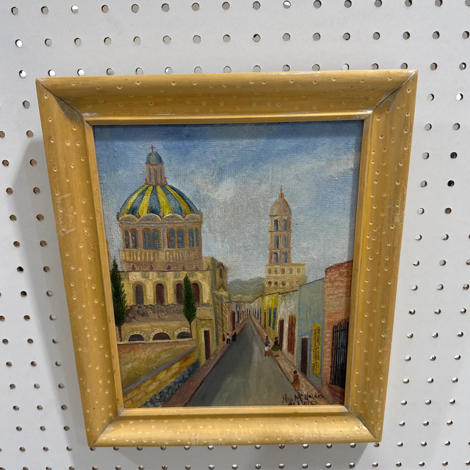 Vintage Spanish Landscape Painting on Board ~ Signed - 8