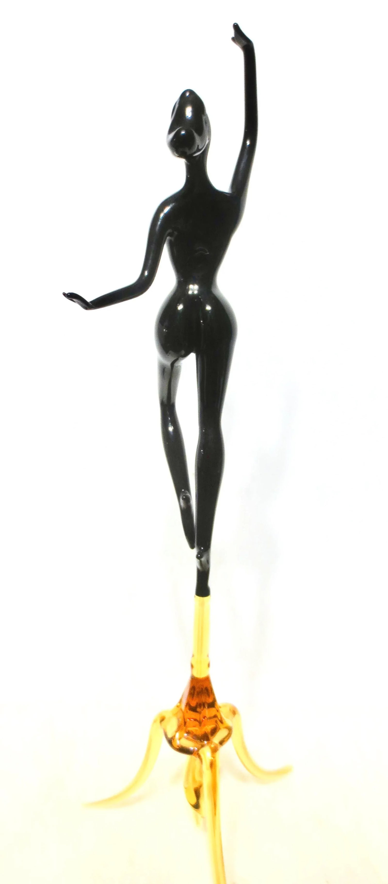 Murano Glass Female Nude Dancer - 9