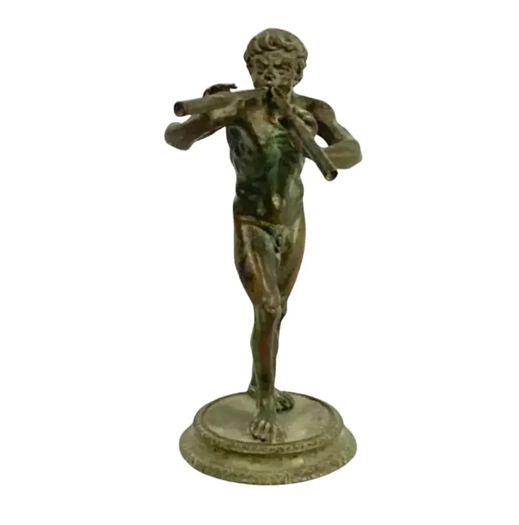 Italian Grand Tour Bronze Statues of Greco-Roman Males, Set of Three - 7