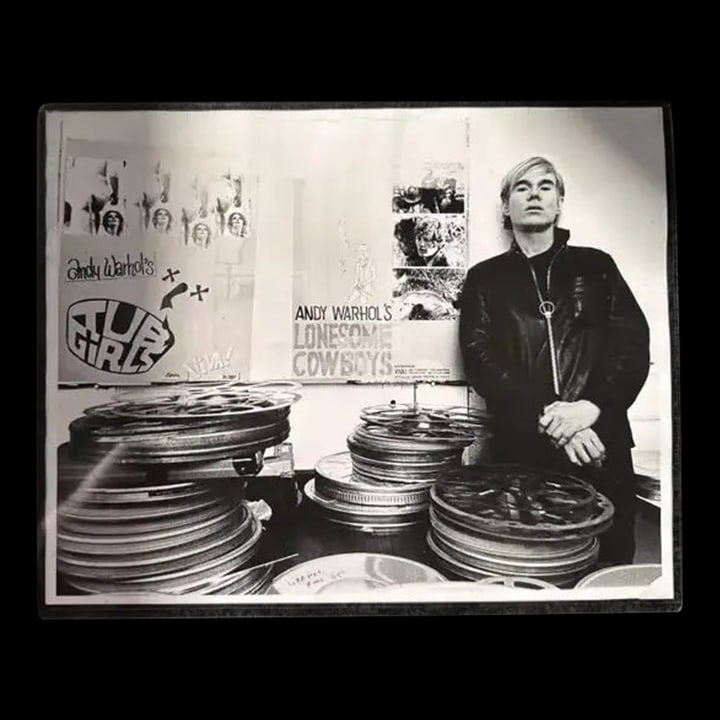 Jack Mitchell, Andy Warhol as Filmmaker, Black and White Photograph, 1968 - 2