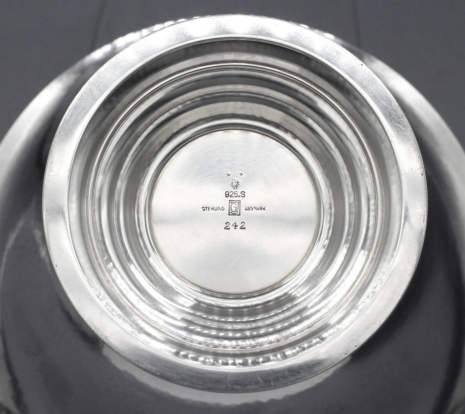 1933-44 Danish Sterling Silver Compote by Georg Jensen - 5