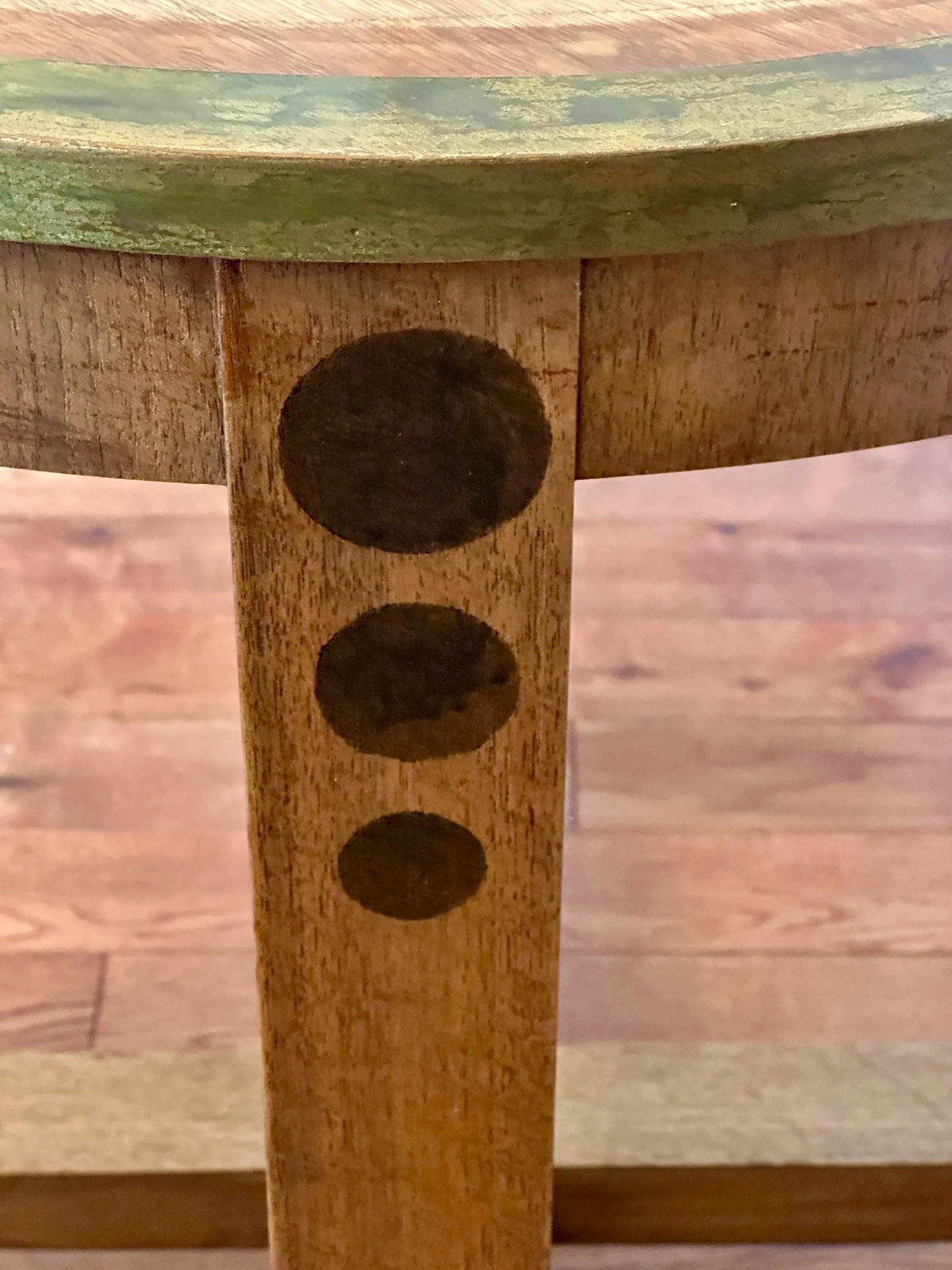 1930s Art Deco Round Center Table - 3