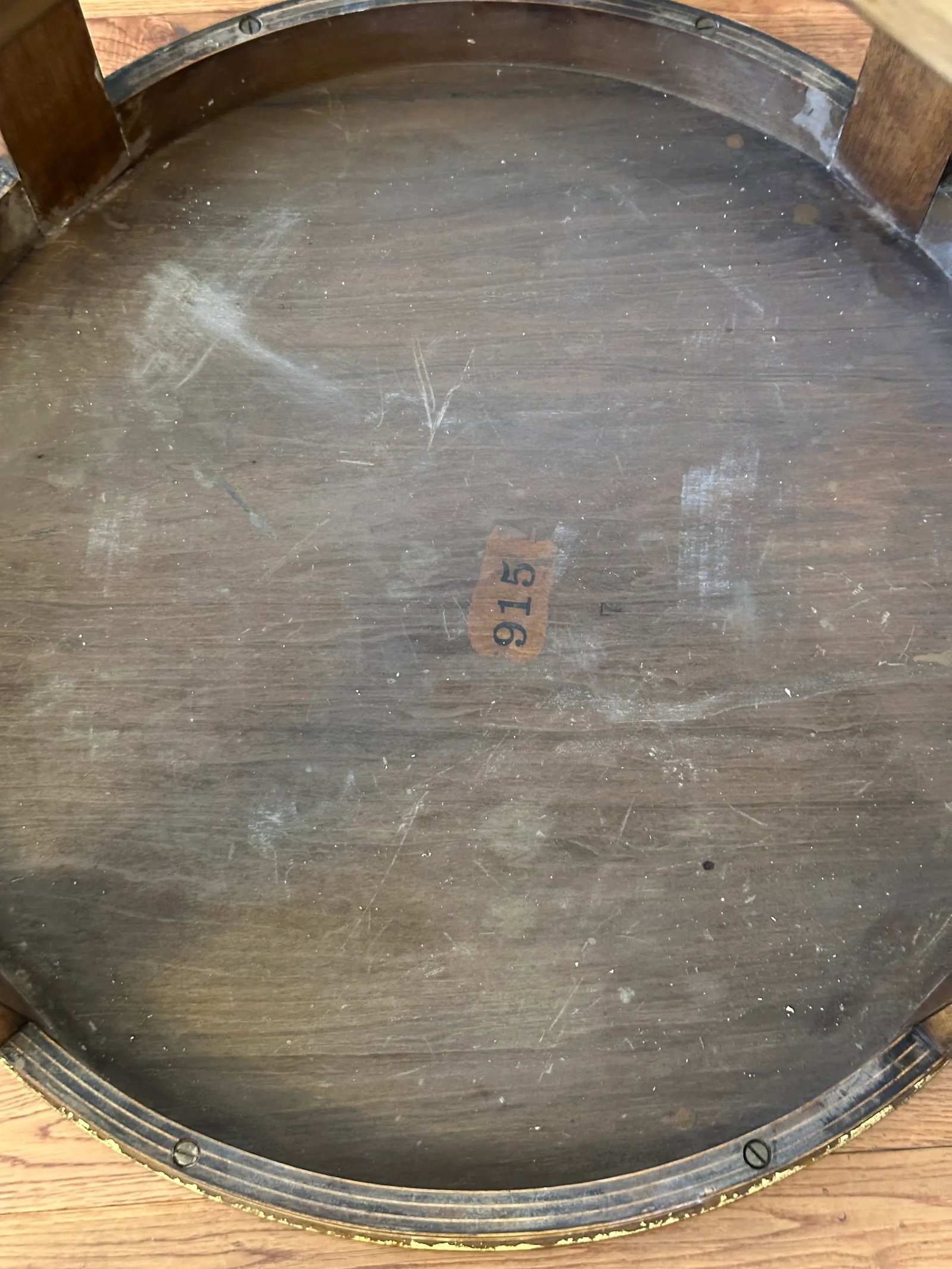 1930s Art Deco Round Center Table - 7