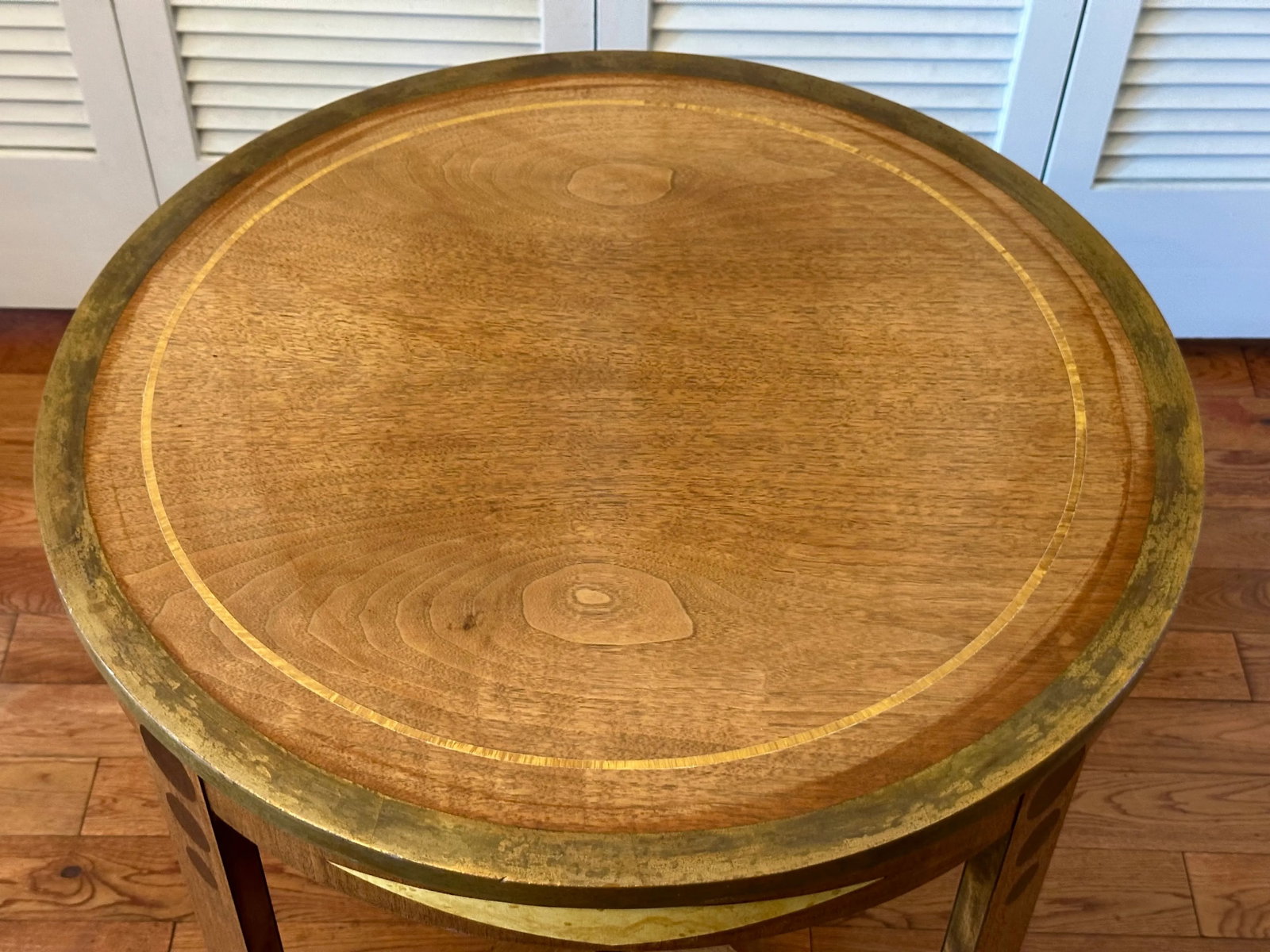 1930s Art Deco Round Center Table - 8