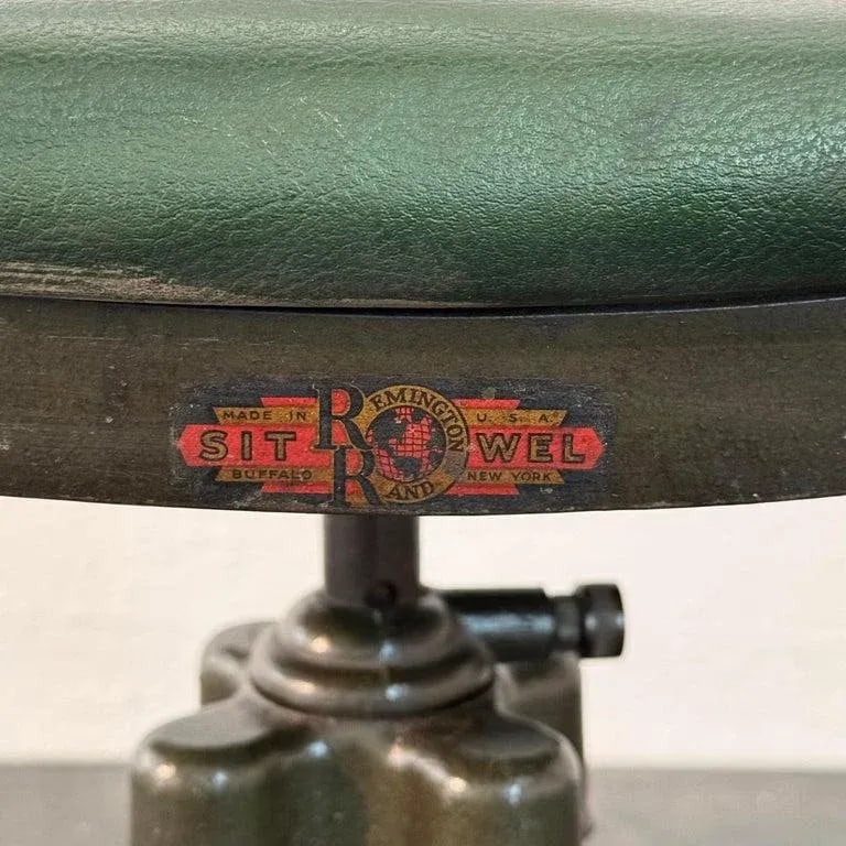 1930s Industrial "Sit Wel" Office Desk Task Chair by Remington Rand - 7