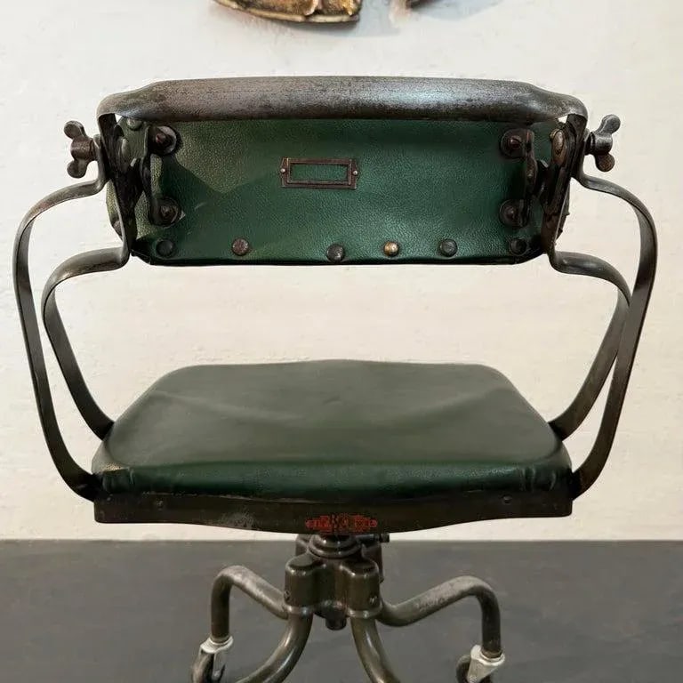 1930s Industrial "Sit Wel" Office Desk Task Chair by Remington Rand - 8