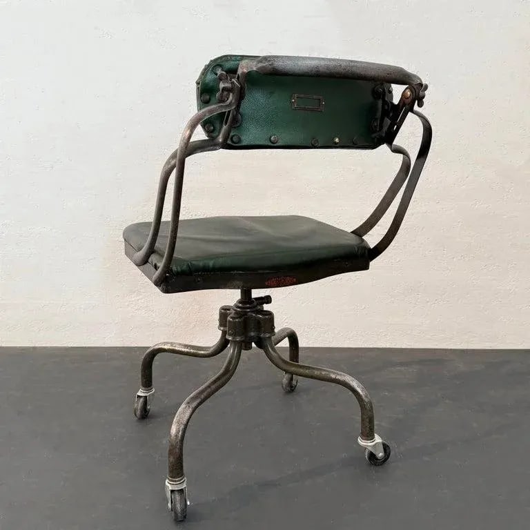 1930s Industrial "Sit Wel" Office Desk Task Chair by Remington Rand - 9