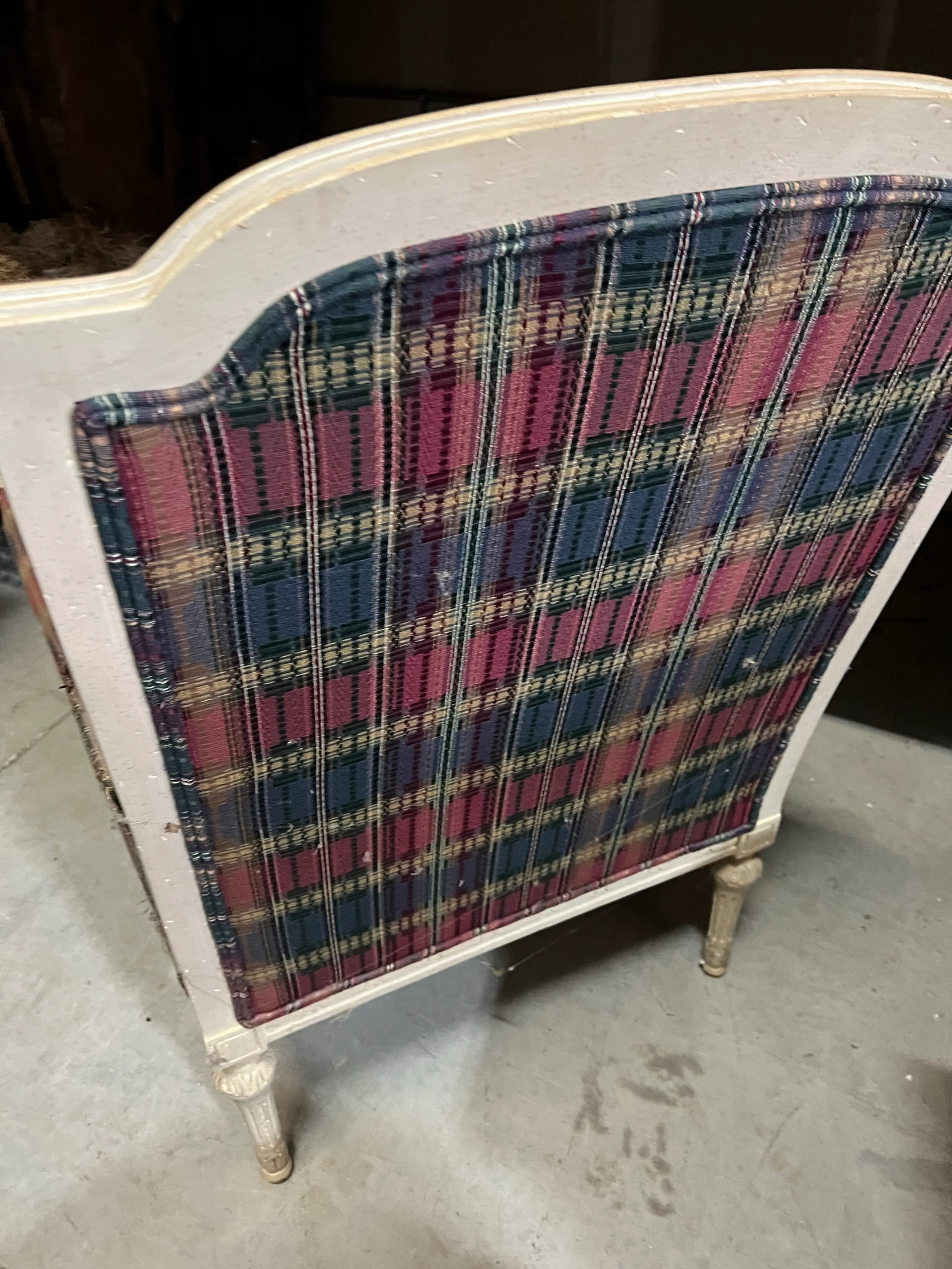1970s Highland House Red and Blue Chair - 3