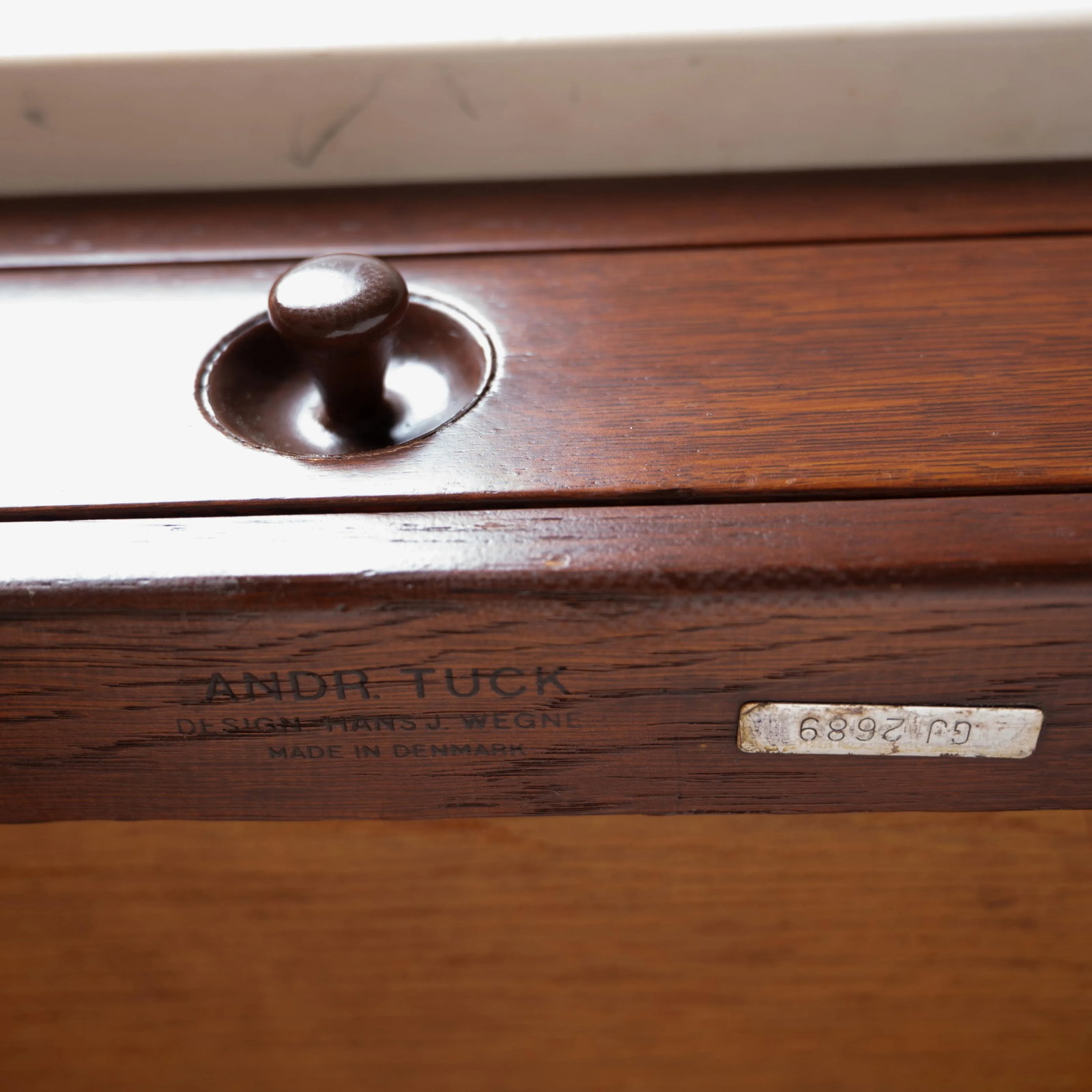 Hans Wegner Drop Leaf Desk at-305 for Andreas Tuck, 1955 - 11