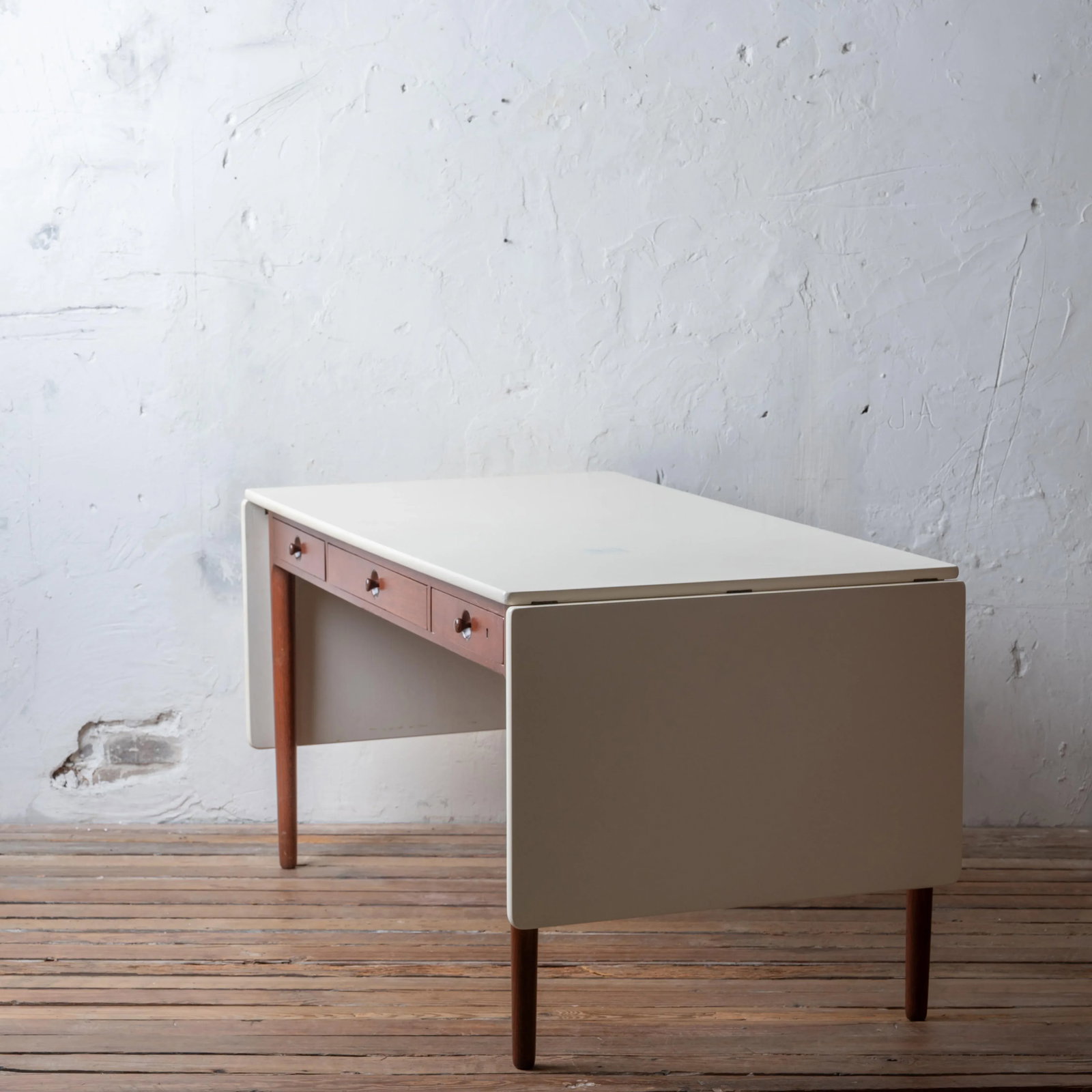 Hans Wegner Drop Leaf Desk at-305 for Andreas Tuck, 1955 - 4