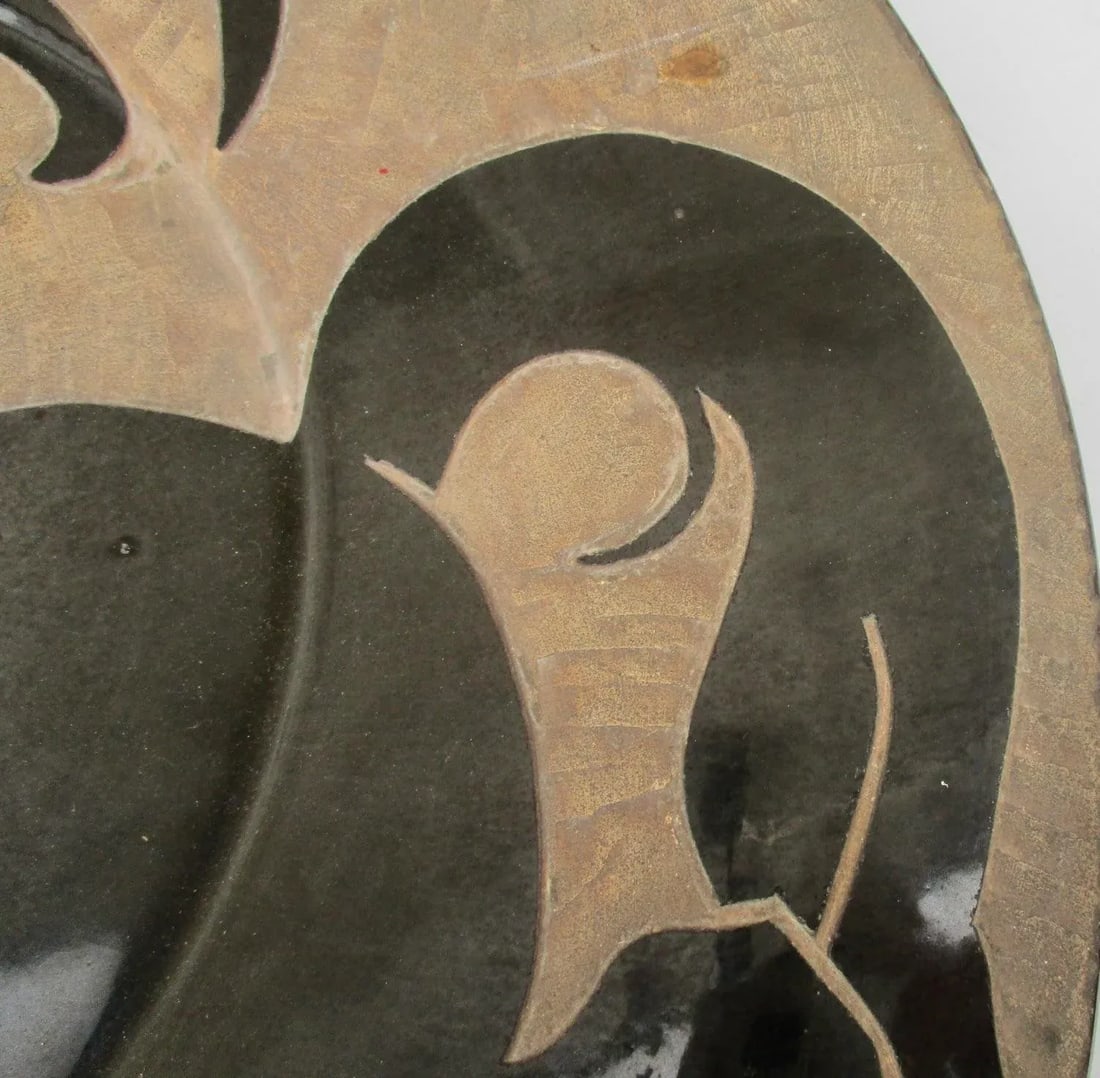 Art Brut Stoneware Horse Charger Circa 70s - 2