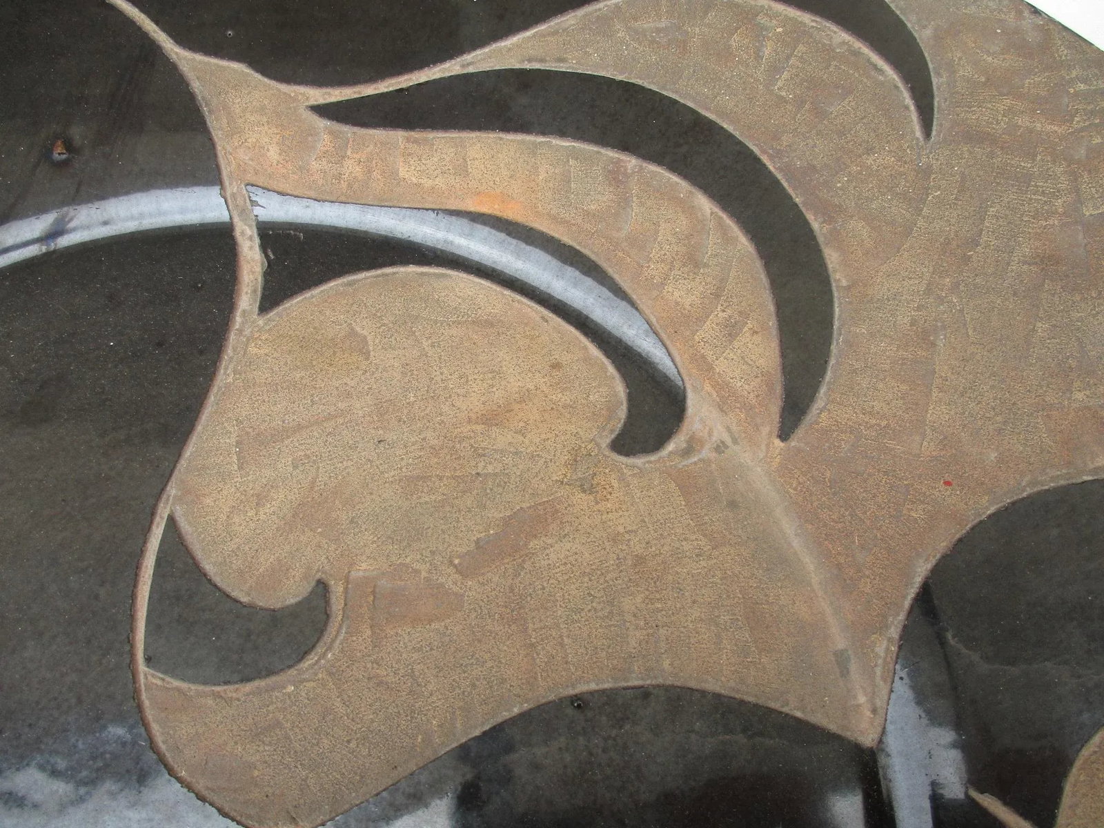 Art Brut Stoneware Horse Charger Circa 70s - 3