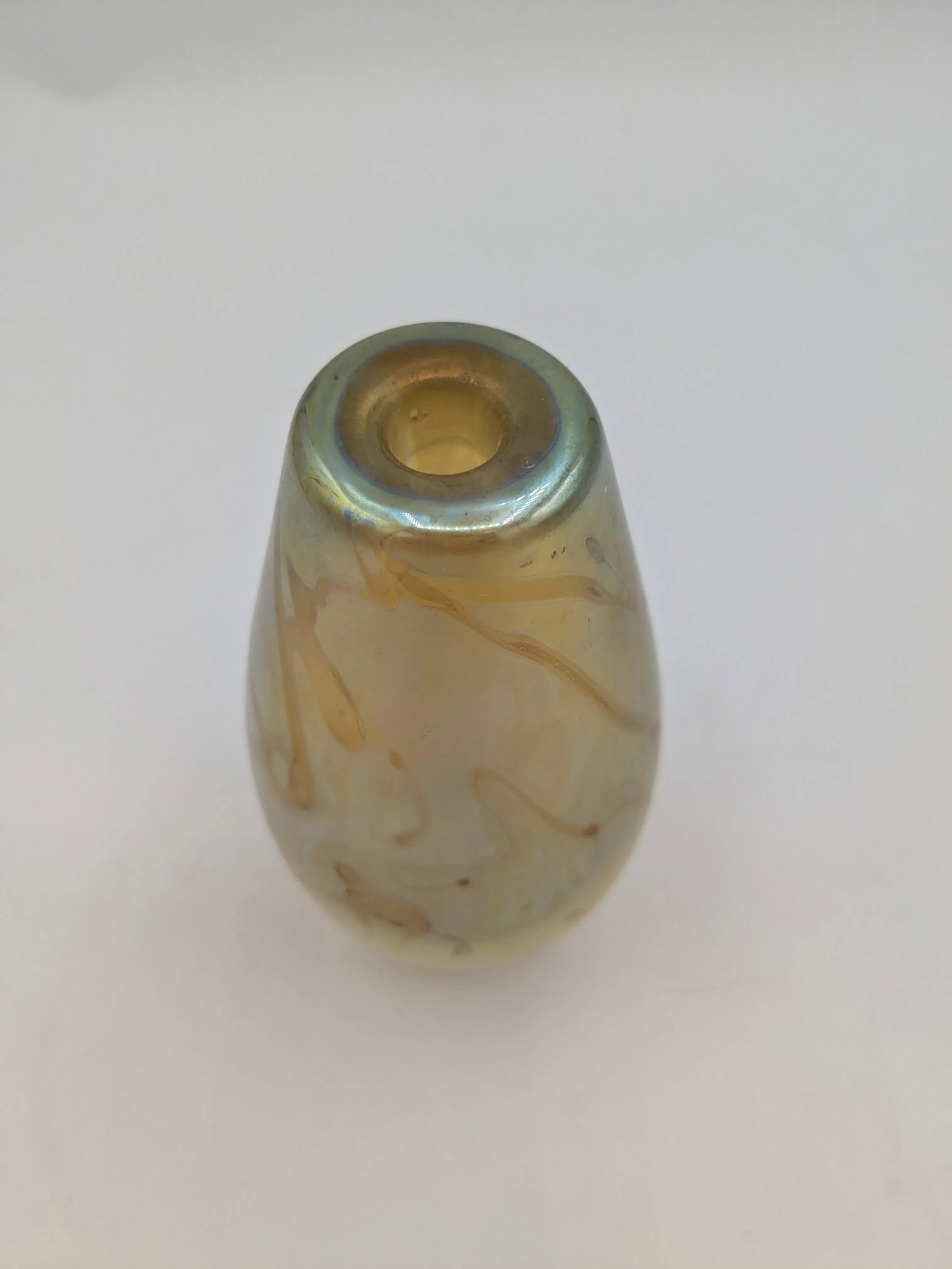 Late 20th Century Robert Eickholt Signed Art Glass Paperweight/ Bud Vase - 5