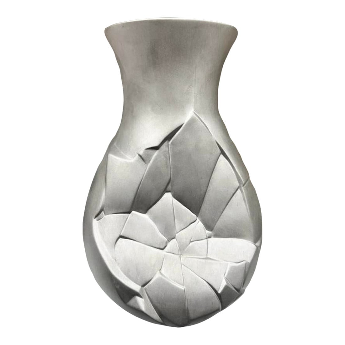 Dror Benshertrit for Rosenthal Germany, Vases of Phases Silver Porcelain Vase (1 of 4)