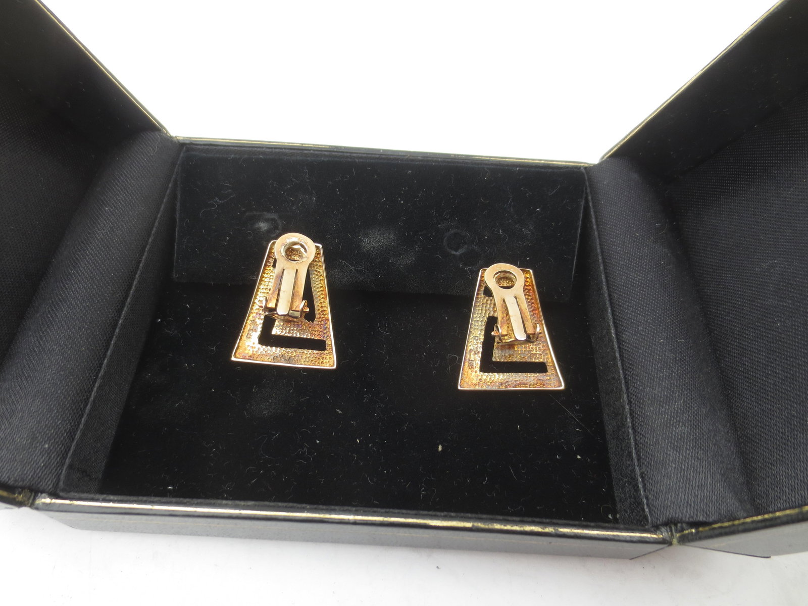 Mid-Century 14 Kt. Clip-on Earrings - 2