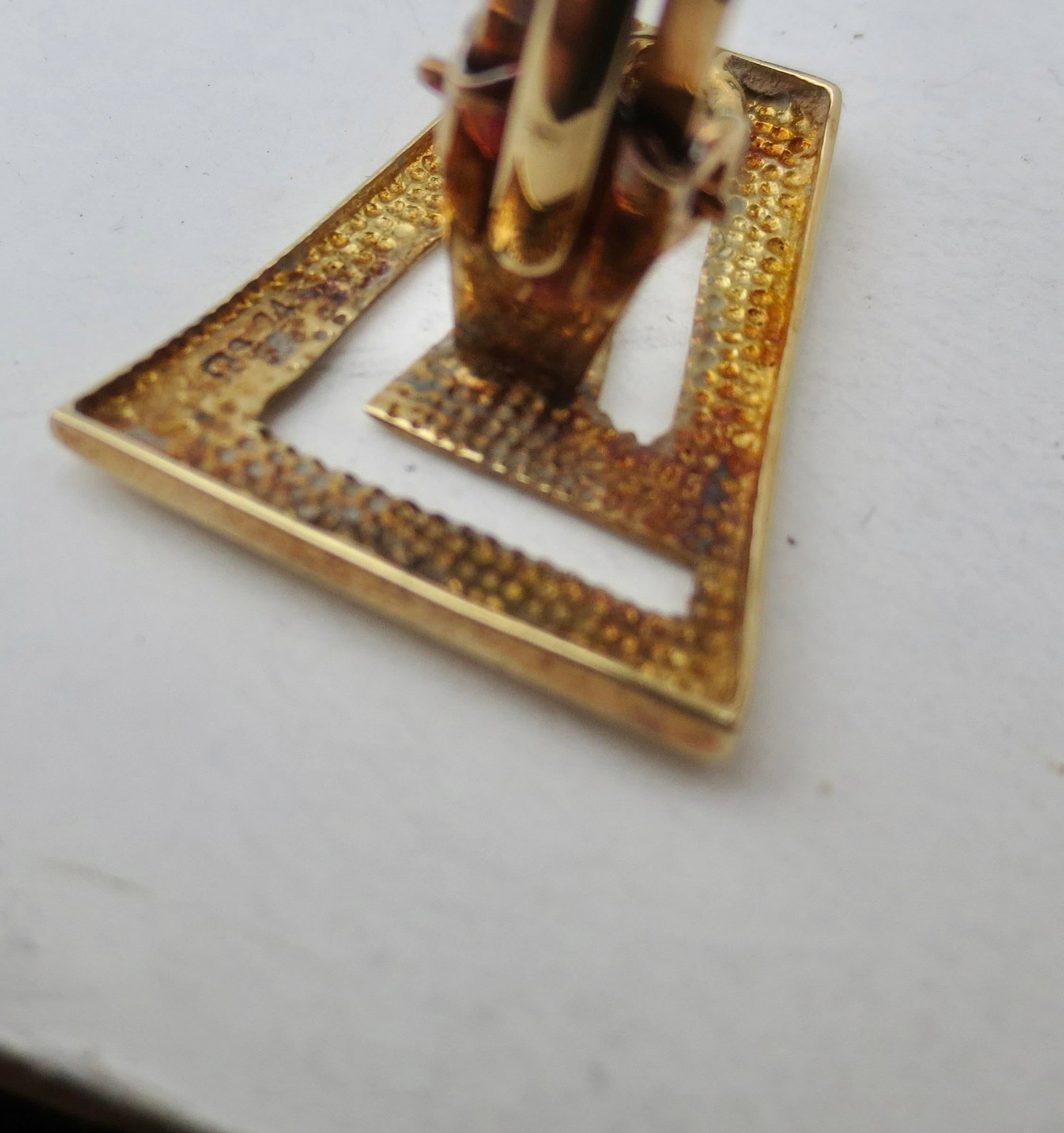 Mid-Century 14 Kt. Clip-on Earrings - 3