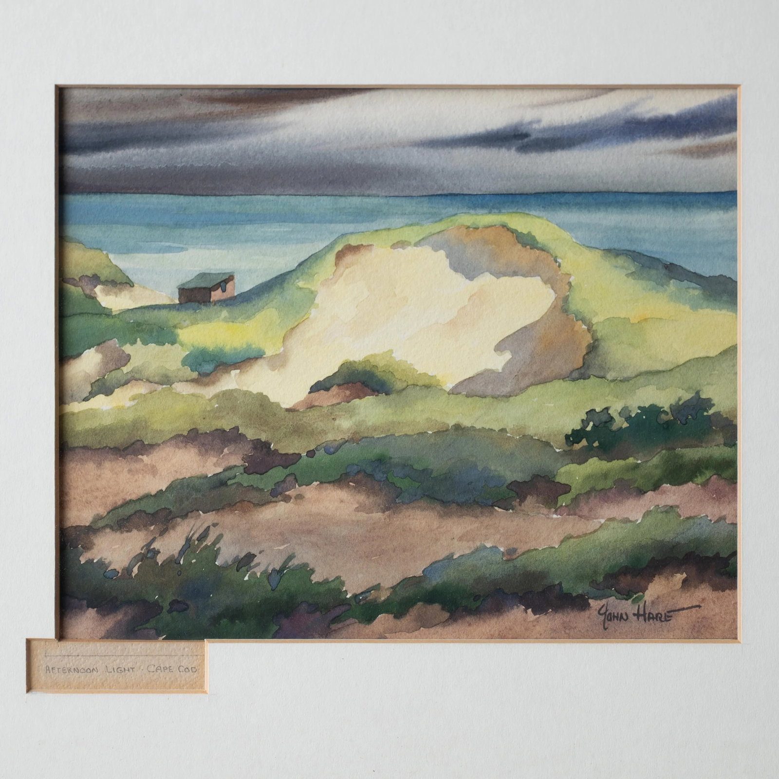 John Cuthbert Hare Watercolor Paintings - Cape Cod and Provencetown - Set of 2 - 3