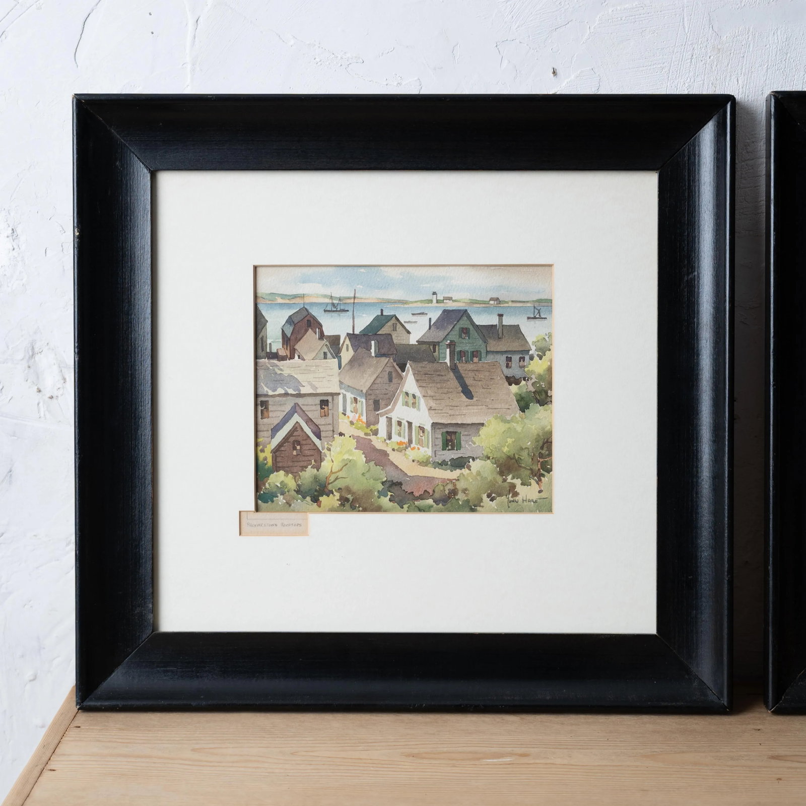 John Cuthbert Hare Watercolor Paintings - Cape Cod and Provencetown - Set of 2 - 4