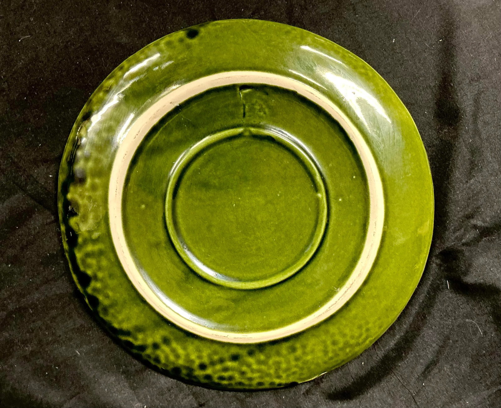 Majolica Cabbage Leaf Soup Tureen With Lid and Underplate - 10