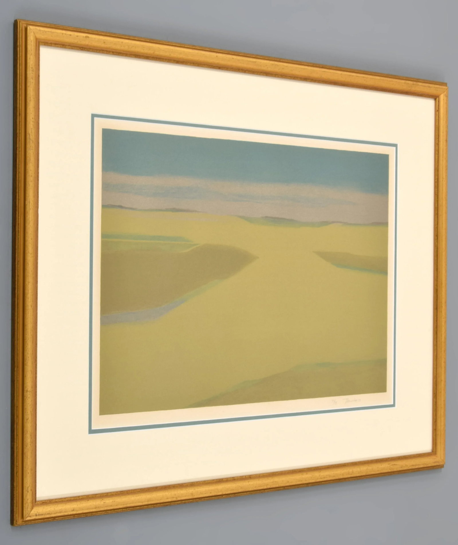 Original Signed Takao Tanabe "The Land" Lithograph, Ed 73/75 - 2