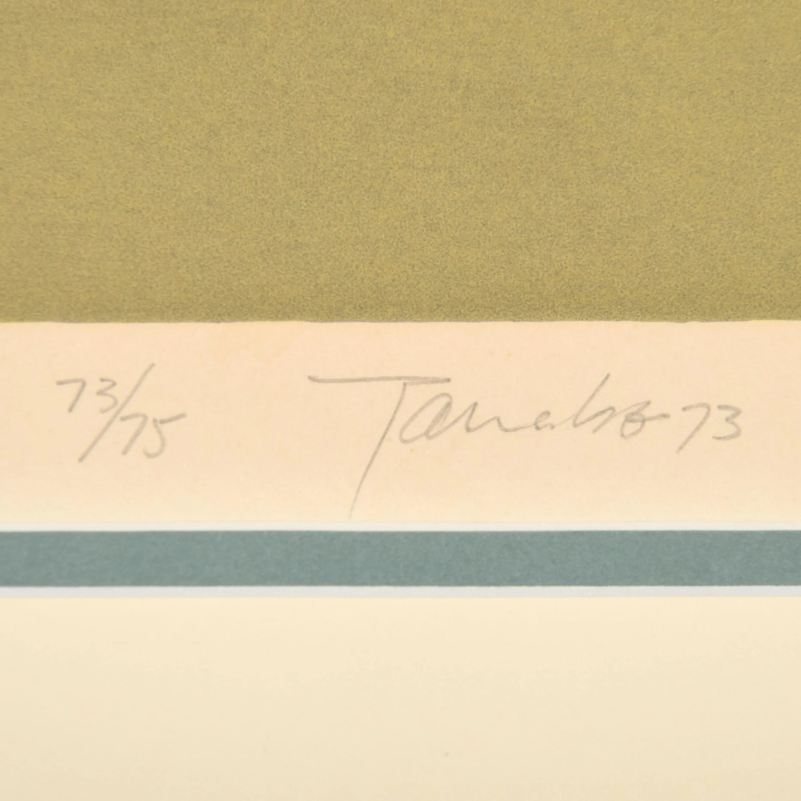 Original Signed Takao Tanabe "The Land" Lithograph, Ed 73/75 - 3