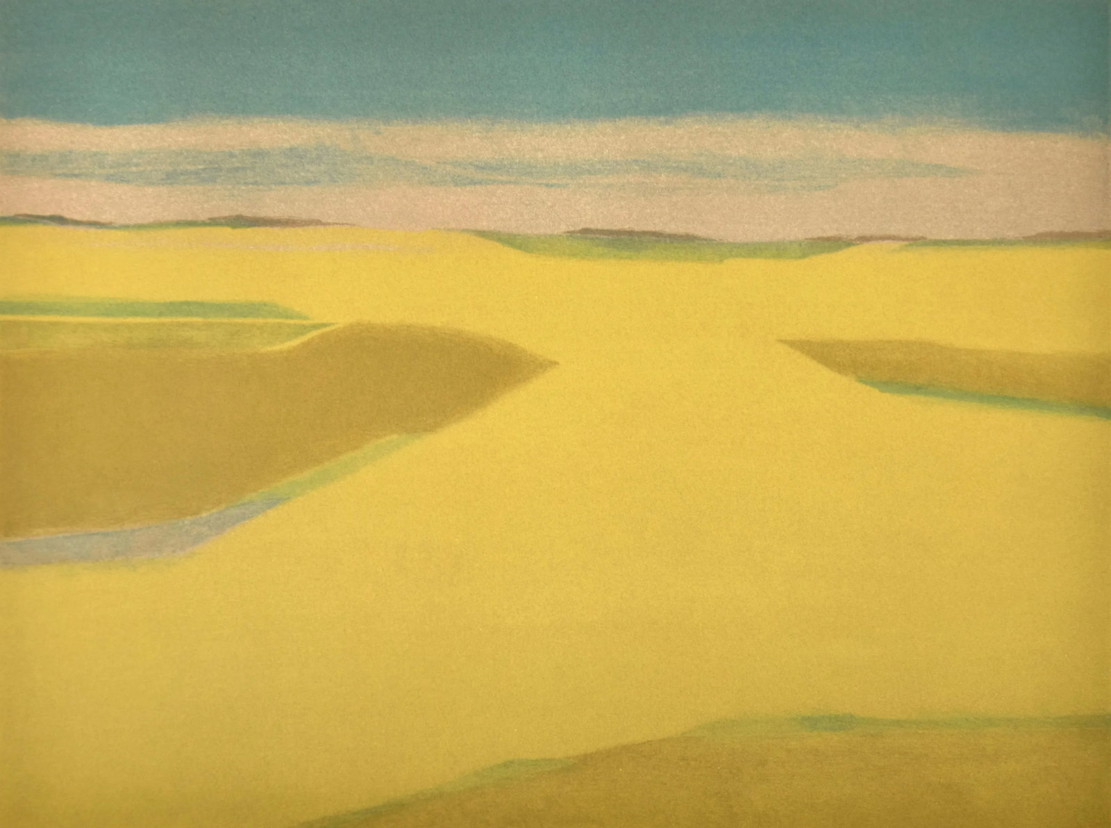 Original Signed Takao Tanabe "The Land" Lithograph, Ed 73/75 - 5