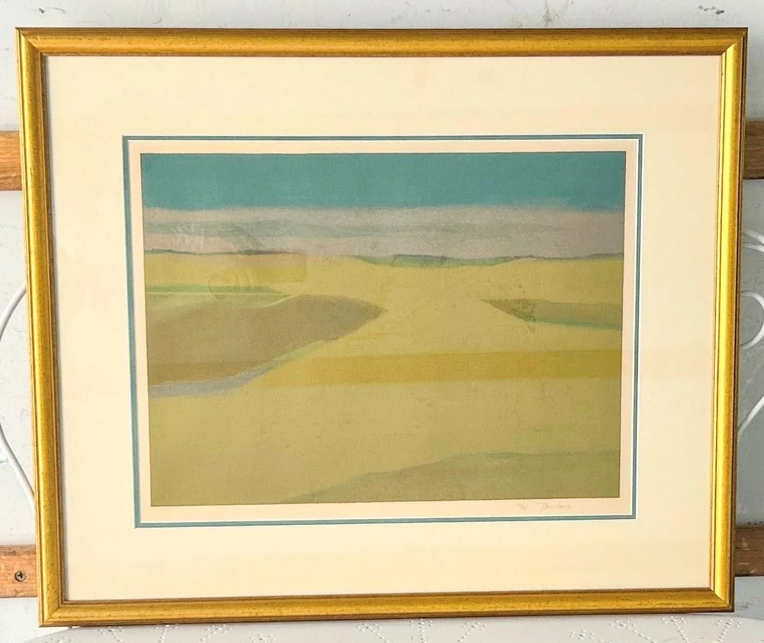 Original Signed Takao Tanabe "The Land" Lithograph, Ed 73/75 - 7