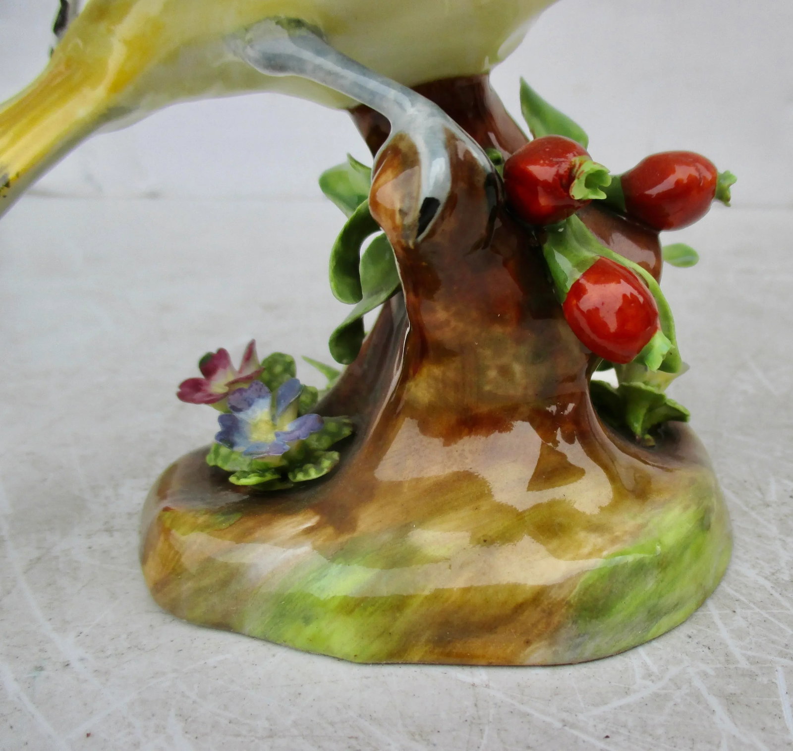 Pair of J T Jones Crown Staffordshire Birds Bone China - A Pair of 2 - 3