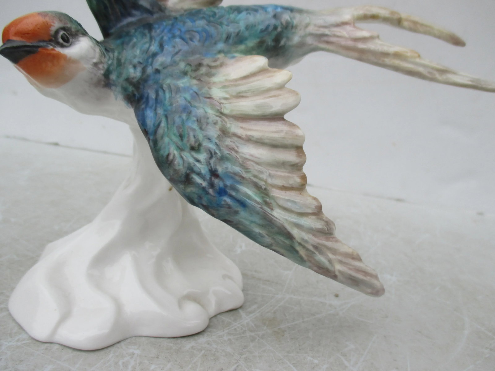Pair of J T Jones Crown Staffordshire Birds Bone China - A Pair of 2 - 4