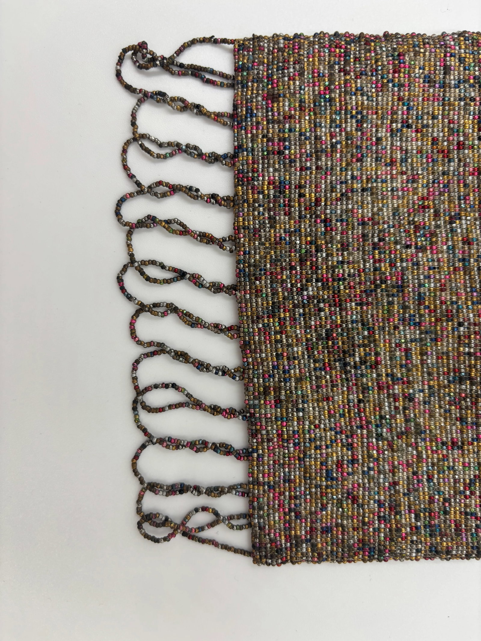 Mid 20th Century Purple Multicolor Purse - 5