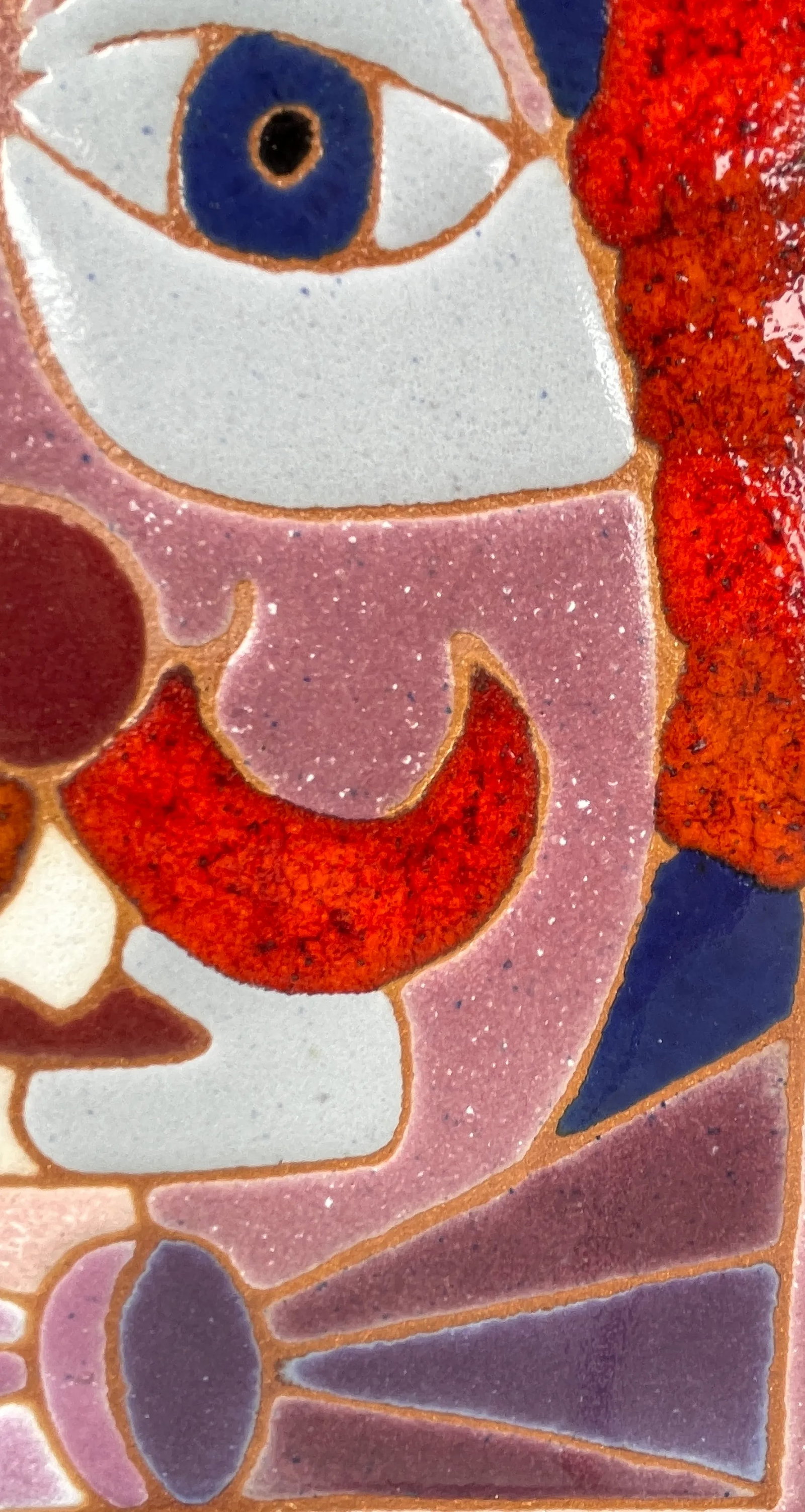 1980s "Otto" Ceramic Mosaic by Tile Muralist Guillermo Wagner Granizo - 4