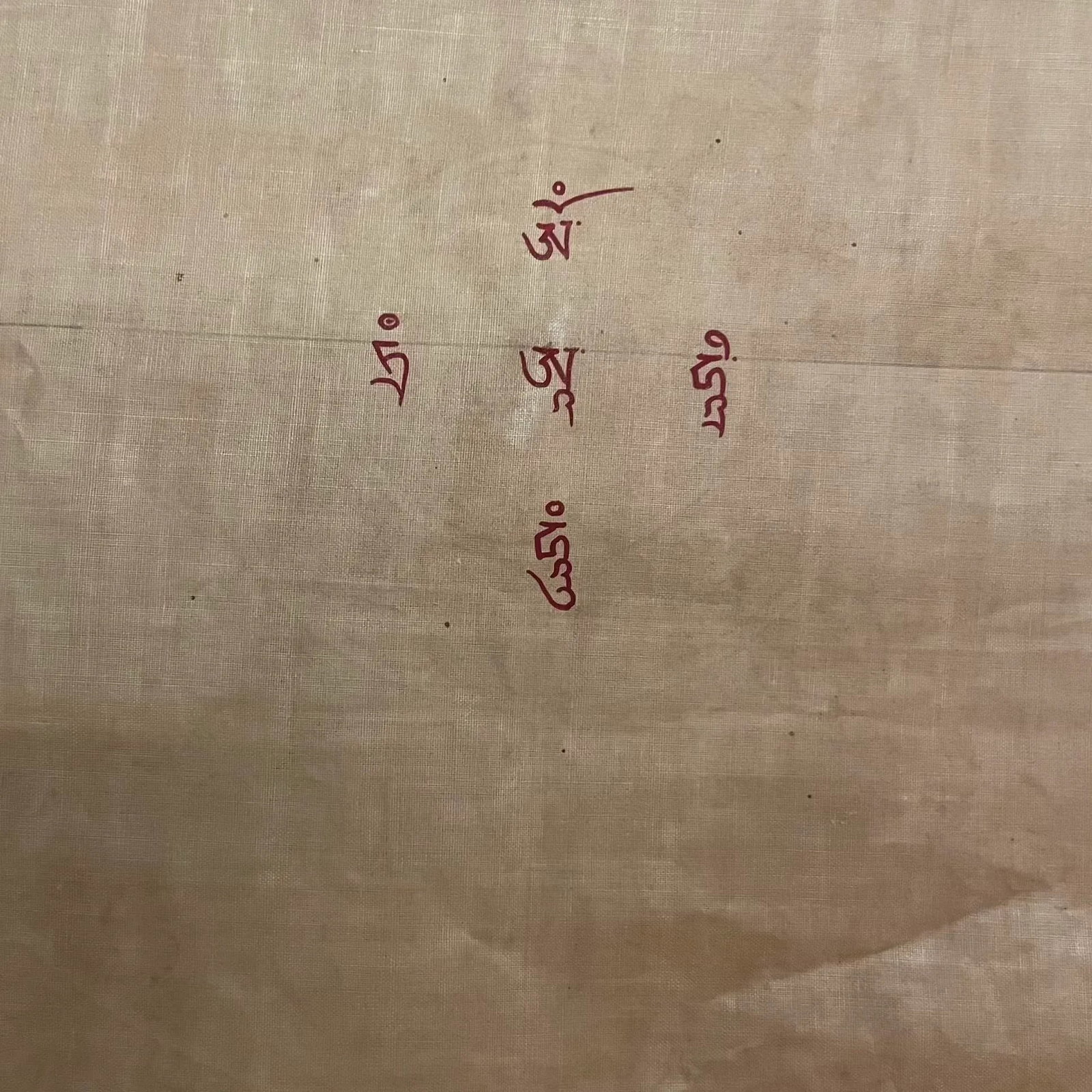 Hand-Painted Tibetan Mandala Thangka With Silk Curtain - Made in Nepal - 14