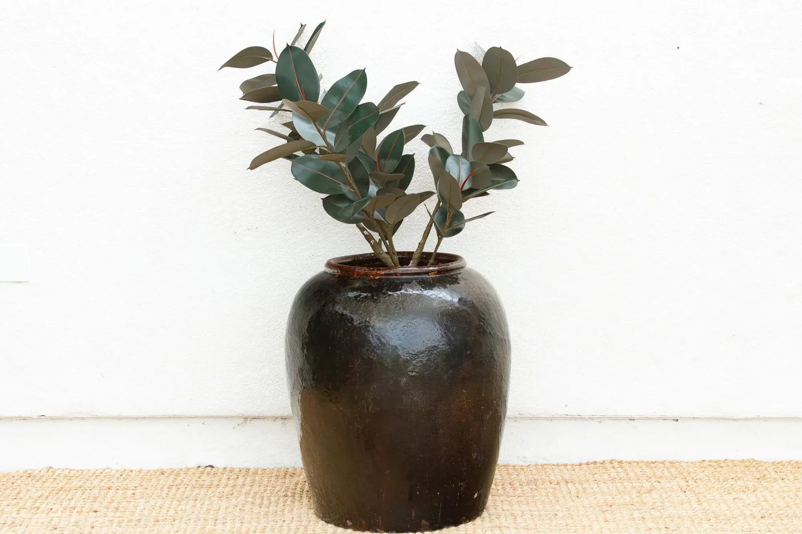 Grand Martaban Storage Pottery Hand Glazed Finish - 7