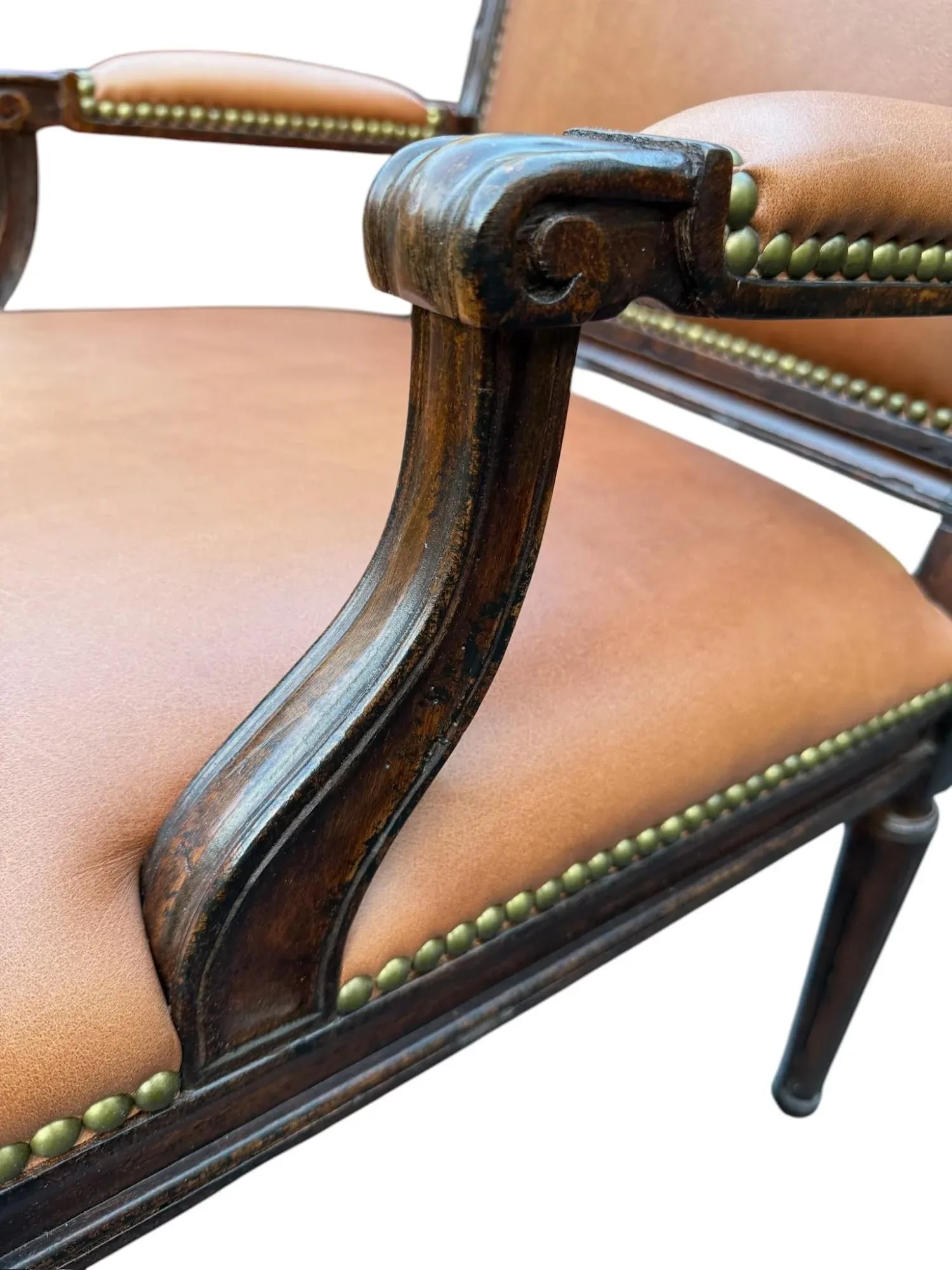 New Ralph Lauren Leather Dining Chairs - A Set of 6 - 7