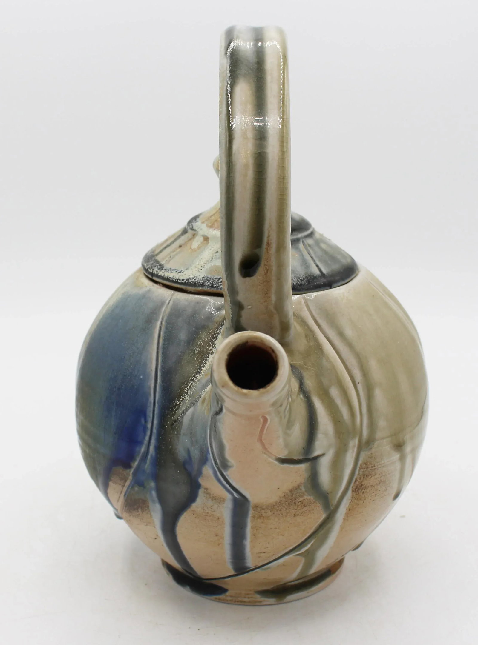 1994 Ben Owen III Japanese Translation Pottery Teapot Seagrove, Nc - 2