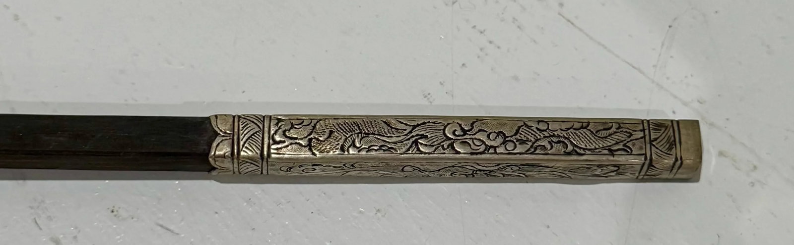 Mid 20th Century Rosewood Sterling-Silver Capped Chopsticks- Set of 16 - 2