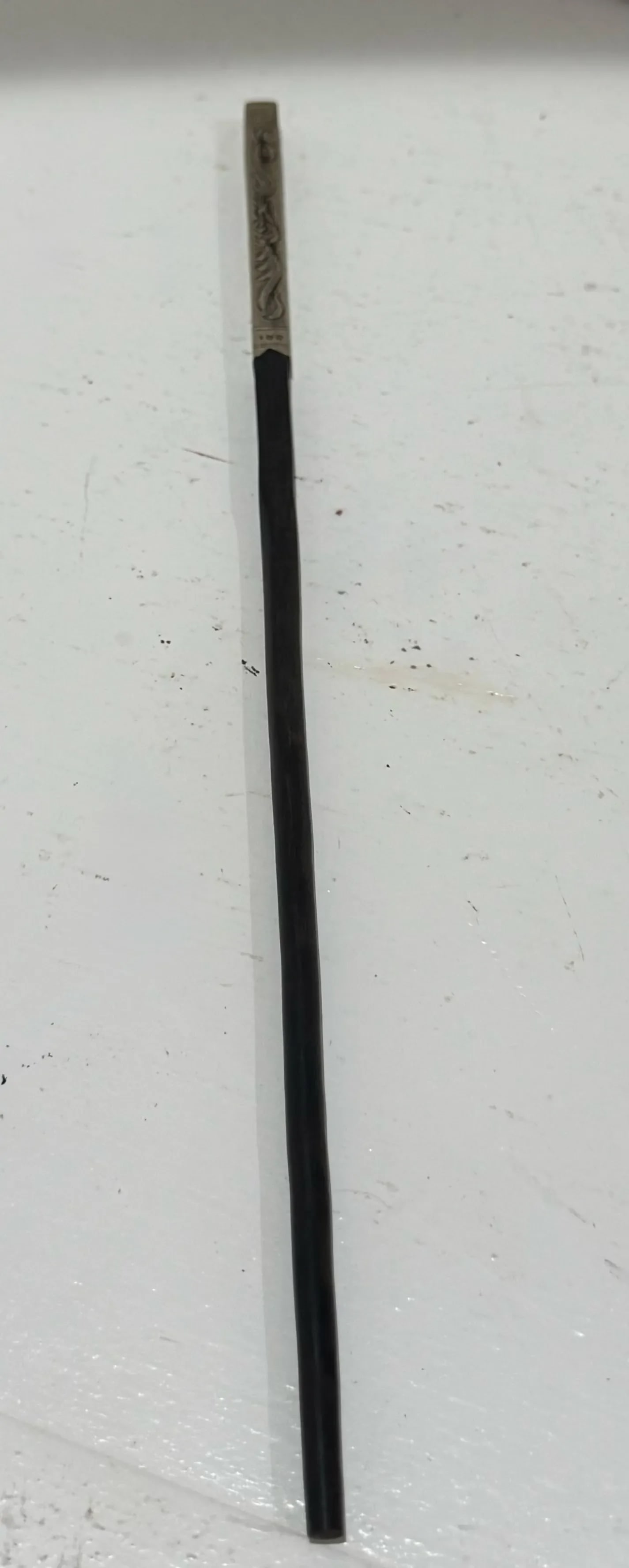Mid 20th Century Rosewood Sterling-Silver Capped Chopsticks- Set of 16 - 3