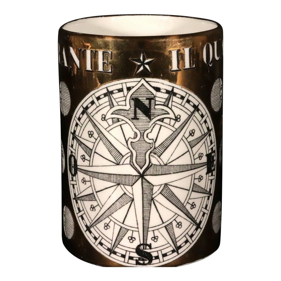Piero Fornasetti "Il Quadrante" Ceramic Beer Stein (1 of 7)