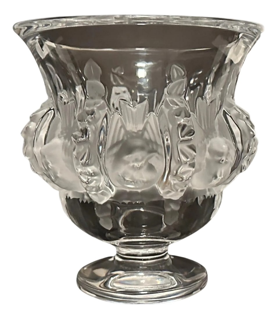 1990s Lalique Dampierre Crystal Vase (1 of 8)