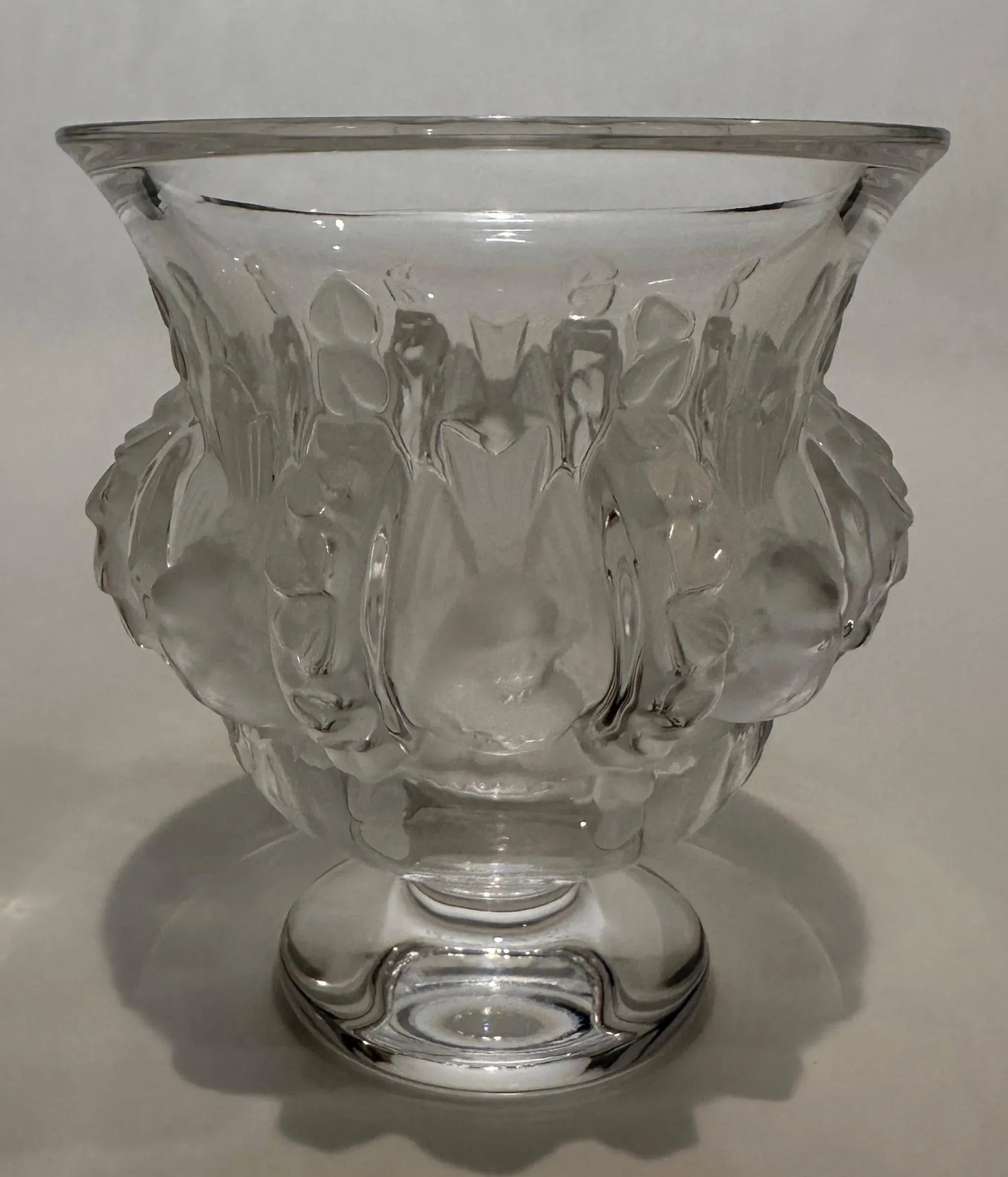 1990s Lalique Dampierre Crystal Vase - 3