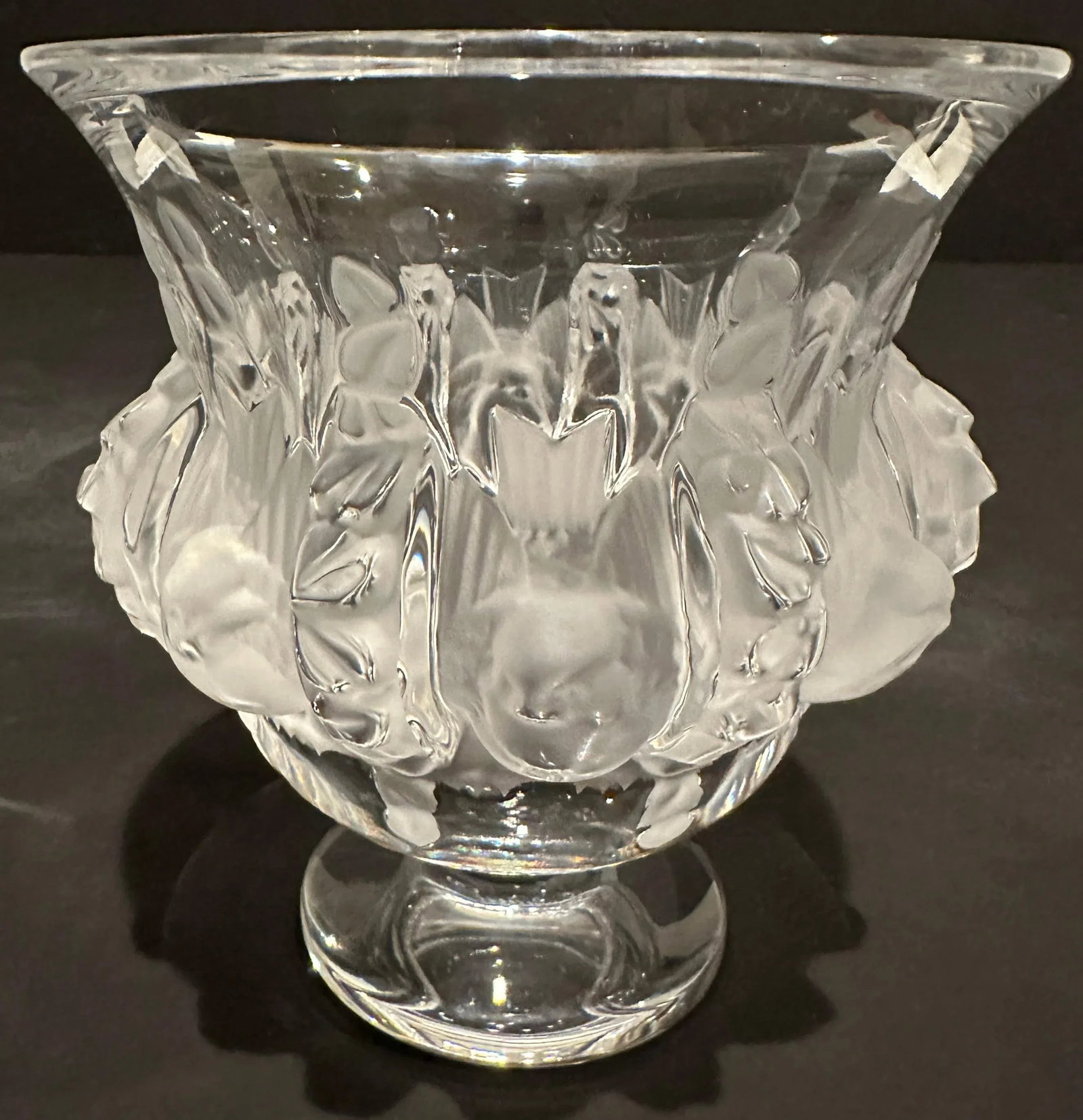 1990s Lalique Dampierre Crystal Vase - 5