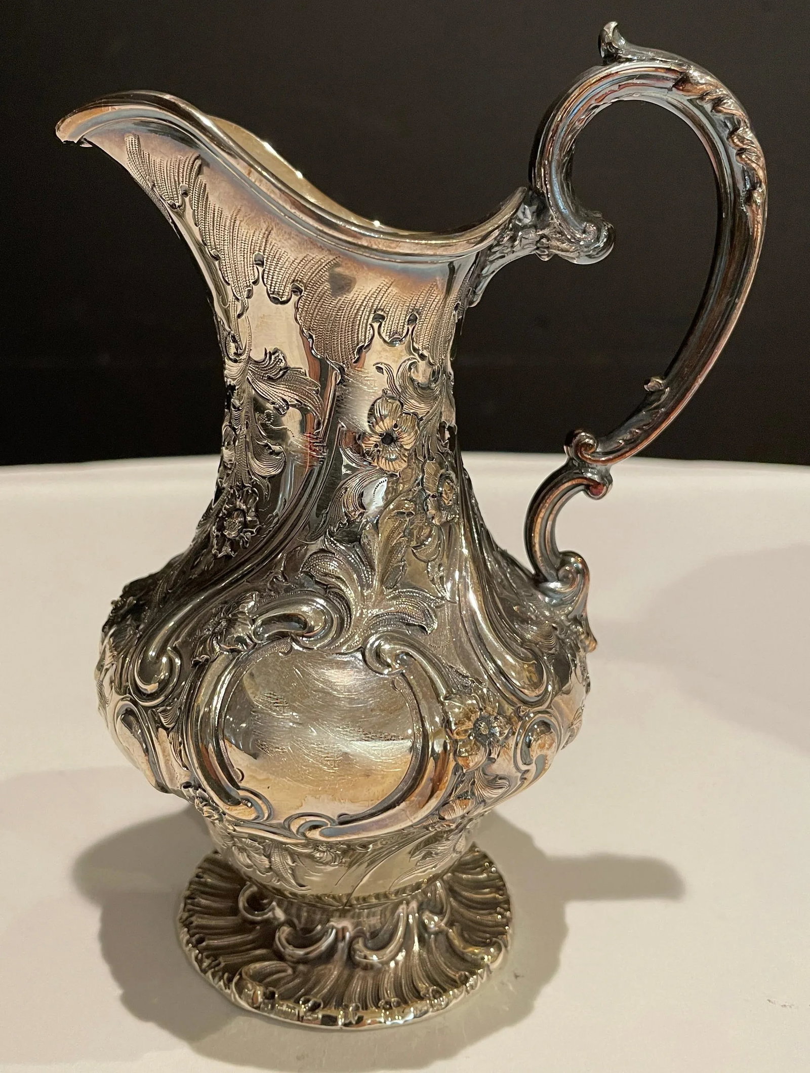 Mid 19th Century Antique Martin, Hall & Co. English Silver Plate Tea Set, 6 Pieces - 10